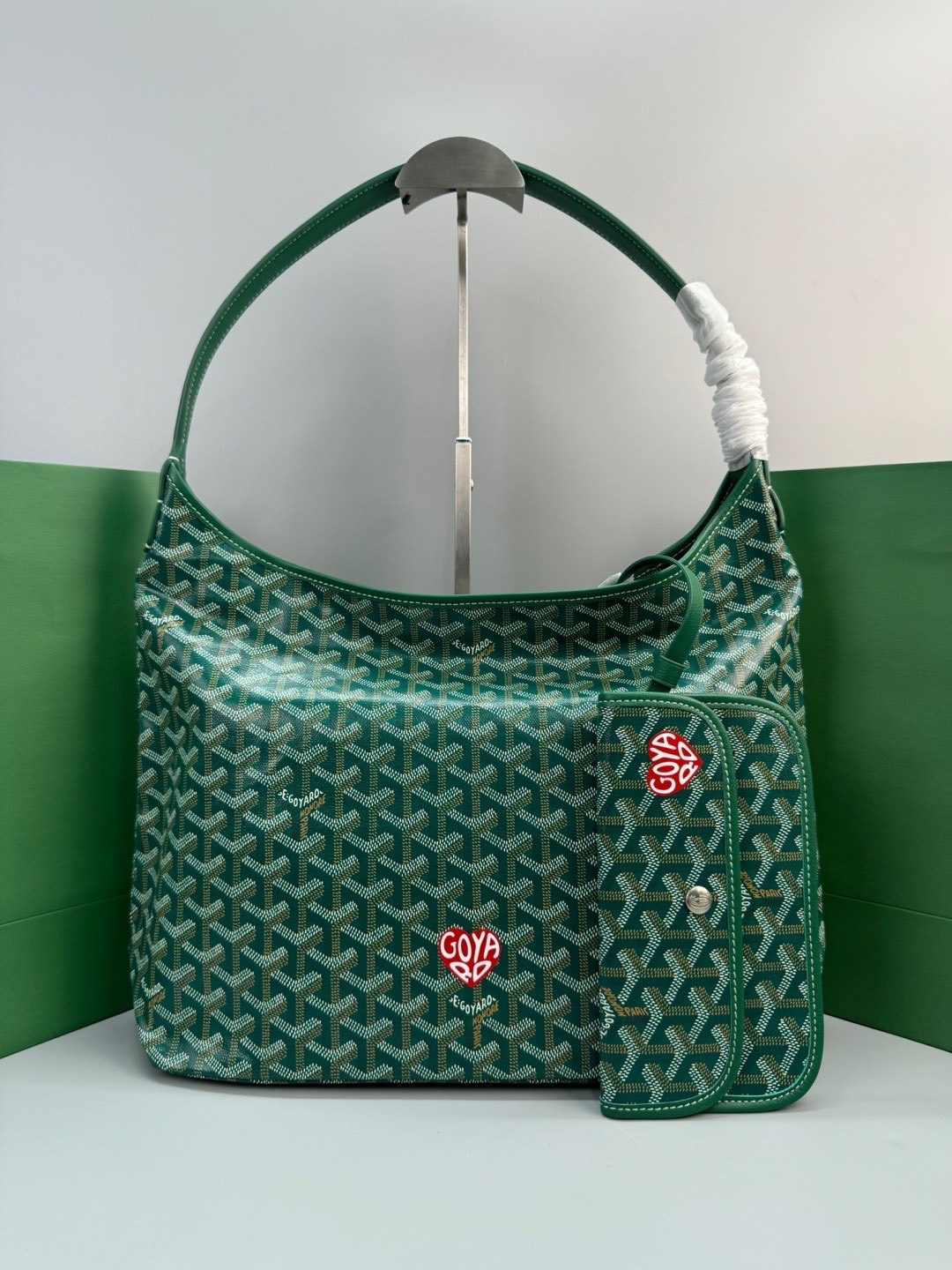 GOYARD Boheme Hobo Heart Shape Bag / GOYARD Tote Bag กระเป๋าทรงโท้ทใบใหญ่ หนังแท้สวยเป๊ะ เกรดท็อปออริ สลับแท้ 1:1 เกรดดีสุด ใช้ต่างประเทศได้ ผ่านทุก ตม.