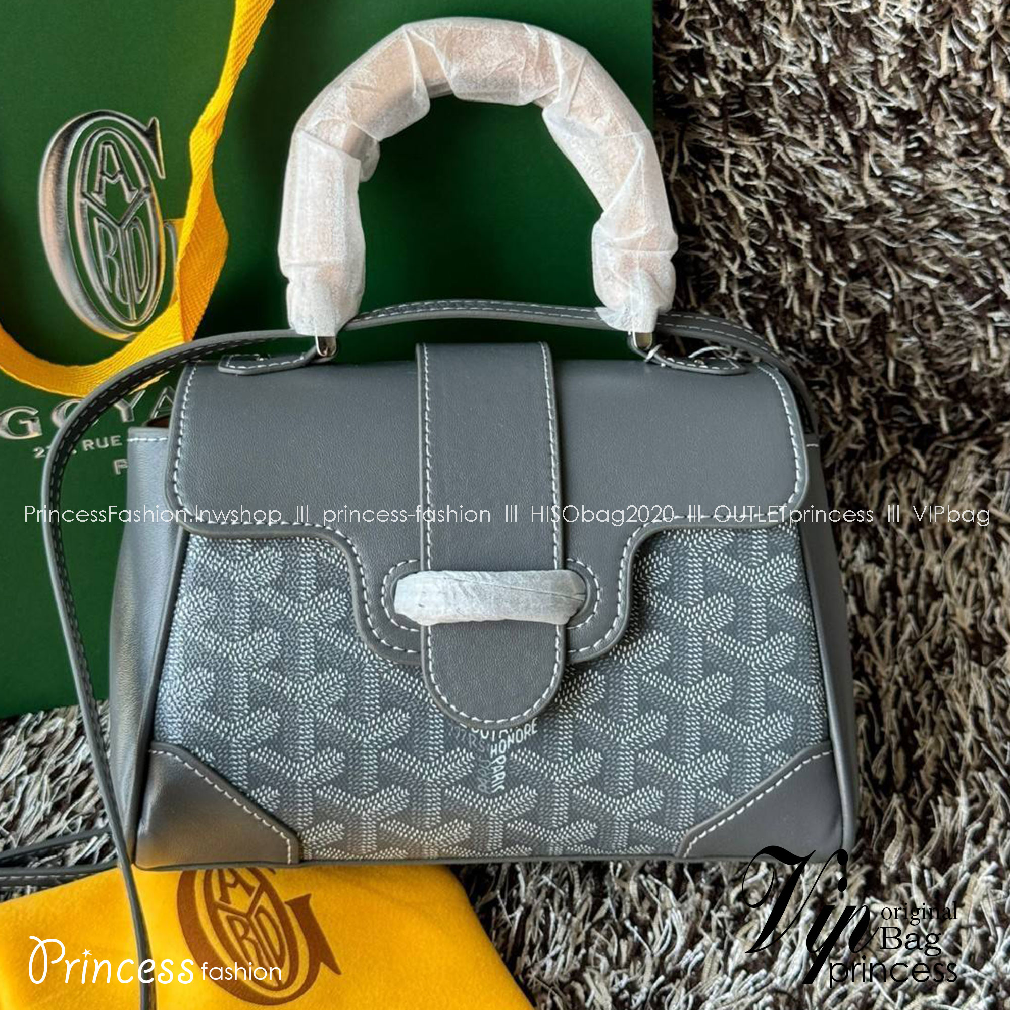 พร้อมส่ง 6 สี Goyard Saigon Souple Mini Bag / Saïgon Bag กระเป๋าถือ/สะพาย เกรดออริ สลับแท้ 1:1 ใช้ต่างประเทศได้