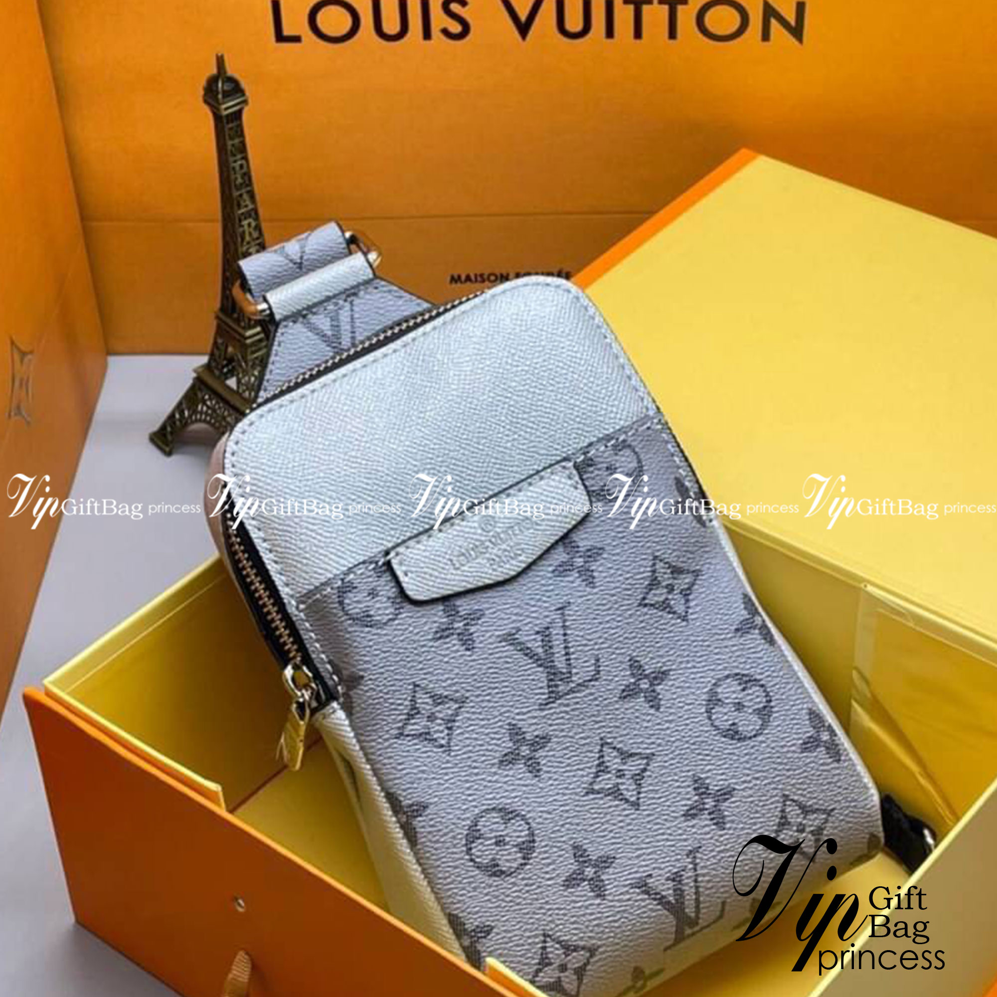 LV SLINGBAG OUTDOOR / LV Phone bag เกรดออริจินอล ใช้ได้ทั้งผู้หญิงผู้ชาย พร้อมส่งที่ไทย ภาพสินค้าถ่ายจากงานขายจริง ใช้งานต่างประเทศได้