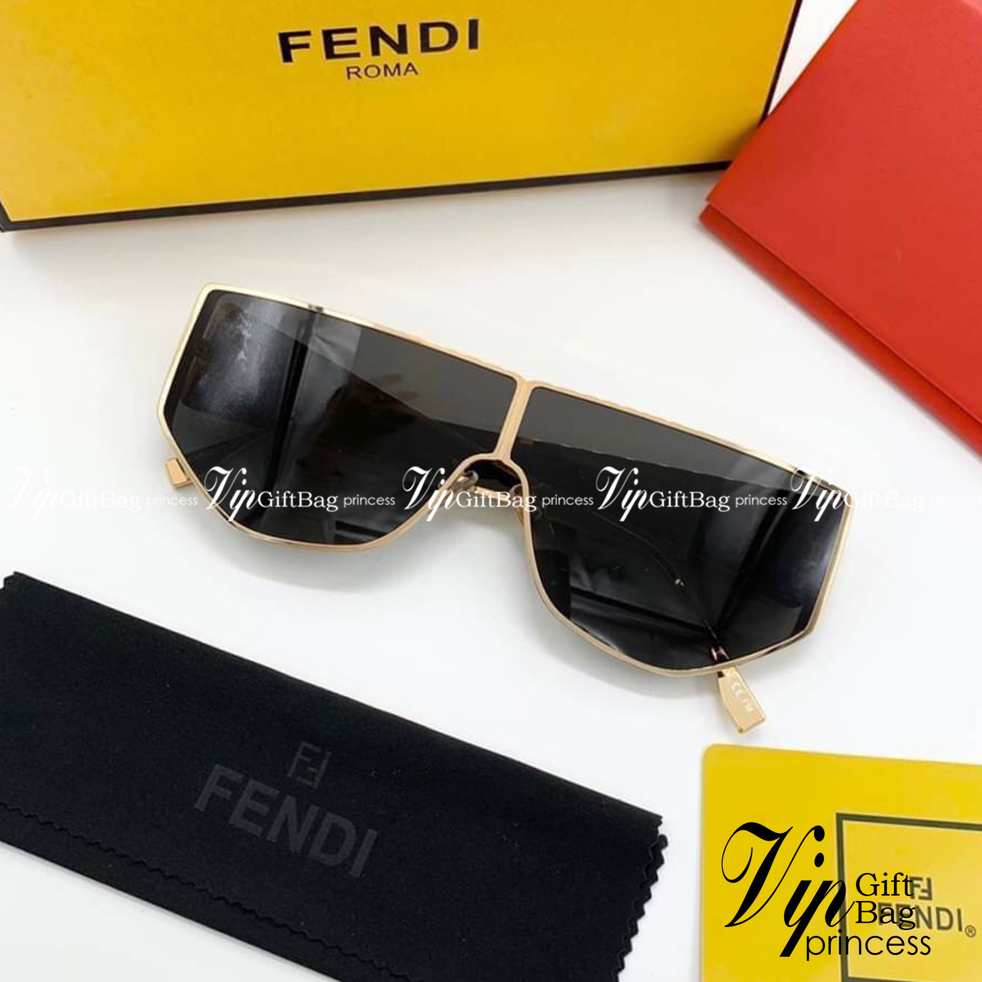 FENDI SUNGLASSES แว่นตาเฟนดิ เกรดออริจินอล 1:1 งานสวยสุด คุณภาพดี Hi-quality กันแดดเต็มประสิทธิภาพ UV400 ภาพถ่ายจากสินค้าจริง