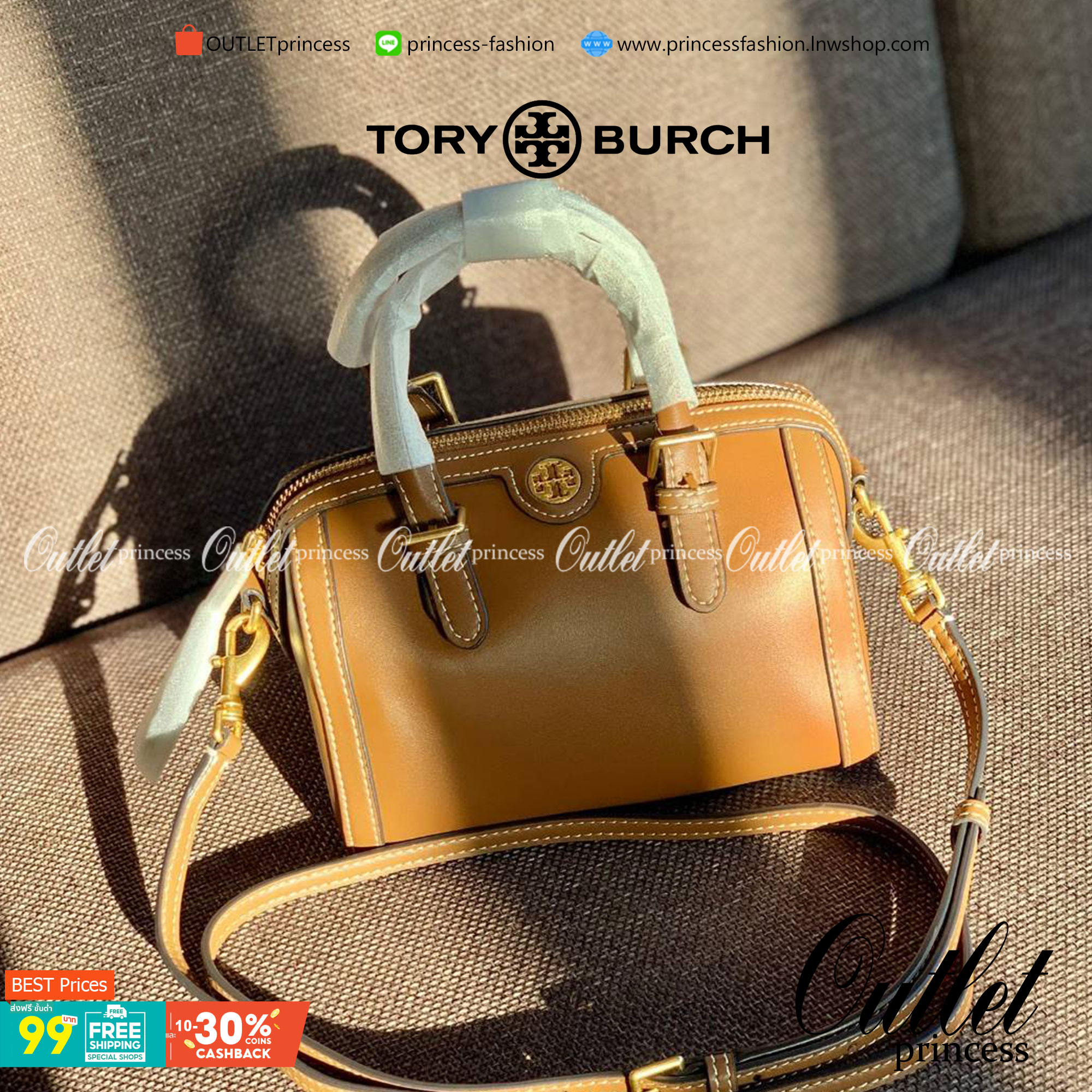 TORY BURCH T Monogram Color-block Barrel Duffle พร้อมส่งที่ไทย สวยก่อนใคร มี2ขนาด ไม่มีคือพลาดจร้าา😘 ✔️กระเป๋าทรงหมอน วัสดุหนังแท้ชั้นดีที่สุด หนังเรียบนิ่มสวย ✔️เปิดปิดกระเป๋าด้วยซิปคู่แบบมีหนังห้อย ภายในกว้างมากสำหรับไซด์นี้ หายห่ว