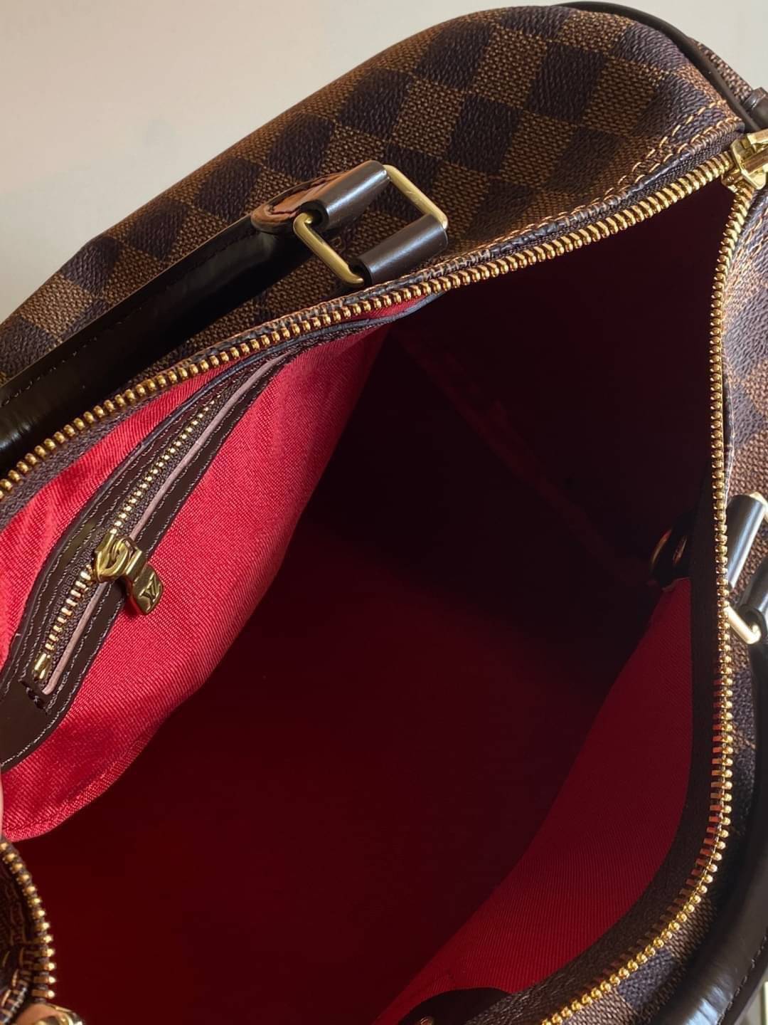 LV Speedy 30 Damier Monogram / Speedy Bandoulière 30 เกรดออริจินอล พร้อมส่งที่ไทย ภาพสินค้าถ่ายจากงานขายจริง ใช้งานต่างประเทศได้