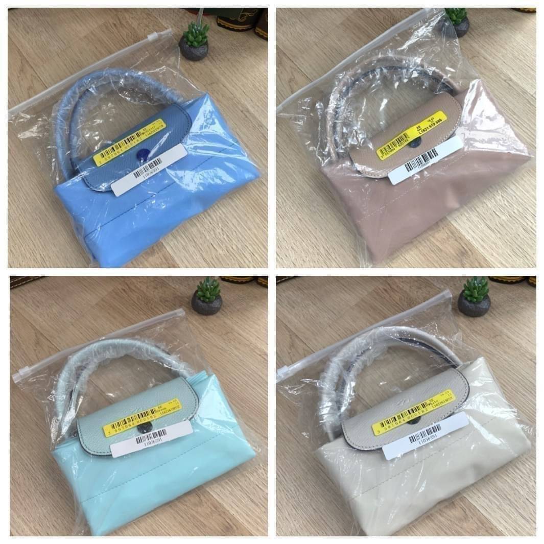 ของแท้ 💯% Longchamp Le Pliage Top Handle S พลาดไม่ได้กับสีใหม่แบบพาสเทล มองแล้วสบายตา