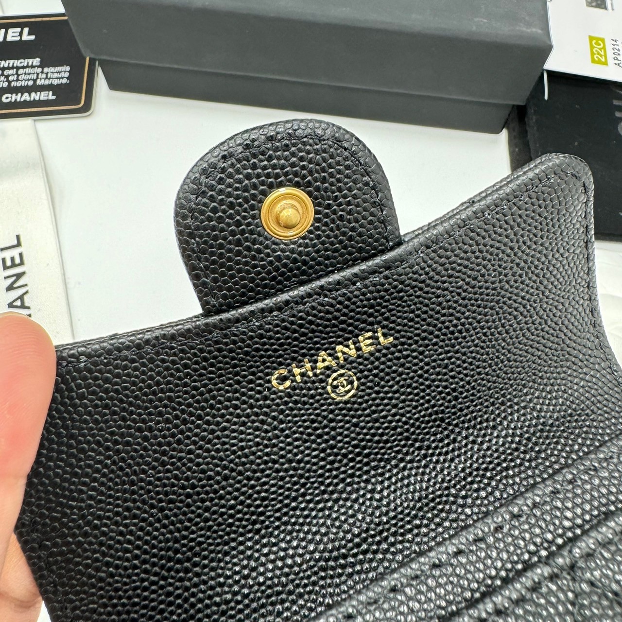 พร้อมส่ง 7 สี CHANEL WALLET กระเป๋าสตางค์รุ่นยอดนิยมใบสั้น เกรดออริ 1:1 ใช้งานต่างประเทศได้ ภาพถ่ายจากงานขายจริง