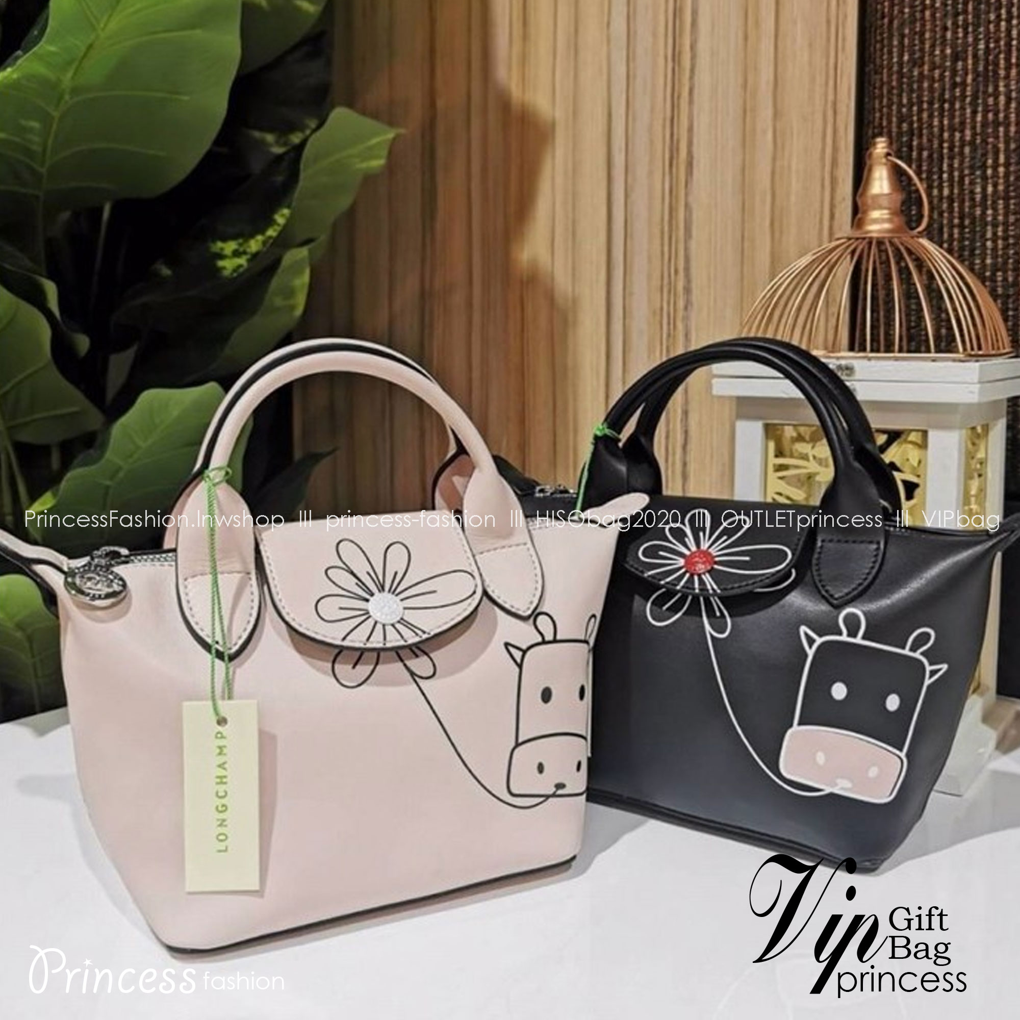 Longchamp year of the Ox Capsule / Longchamp Year of OX LE PLIAGE CUIR TOP HANDLE BAG XS ต้อนรับปีวัวด้วยคอลเล็คชั่นพิเศษ วัสดุหนังเมทิส (Metis) หรือหนังแกะเนื้อนุ่มมาพร้อมหูจับขนาดสั้นเหมาะถนัดมือ