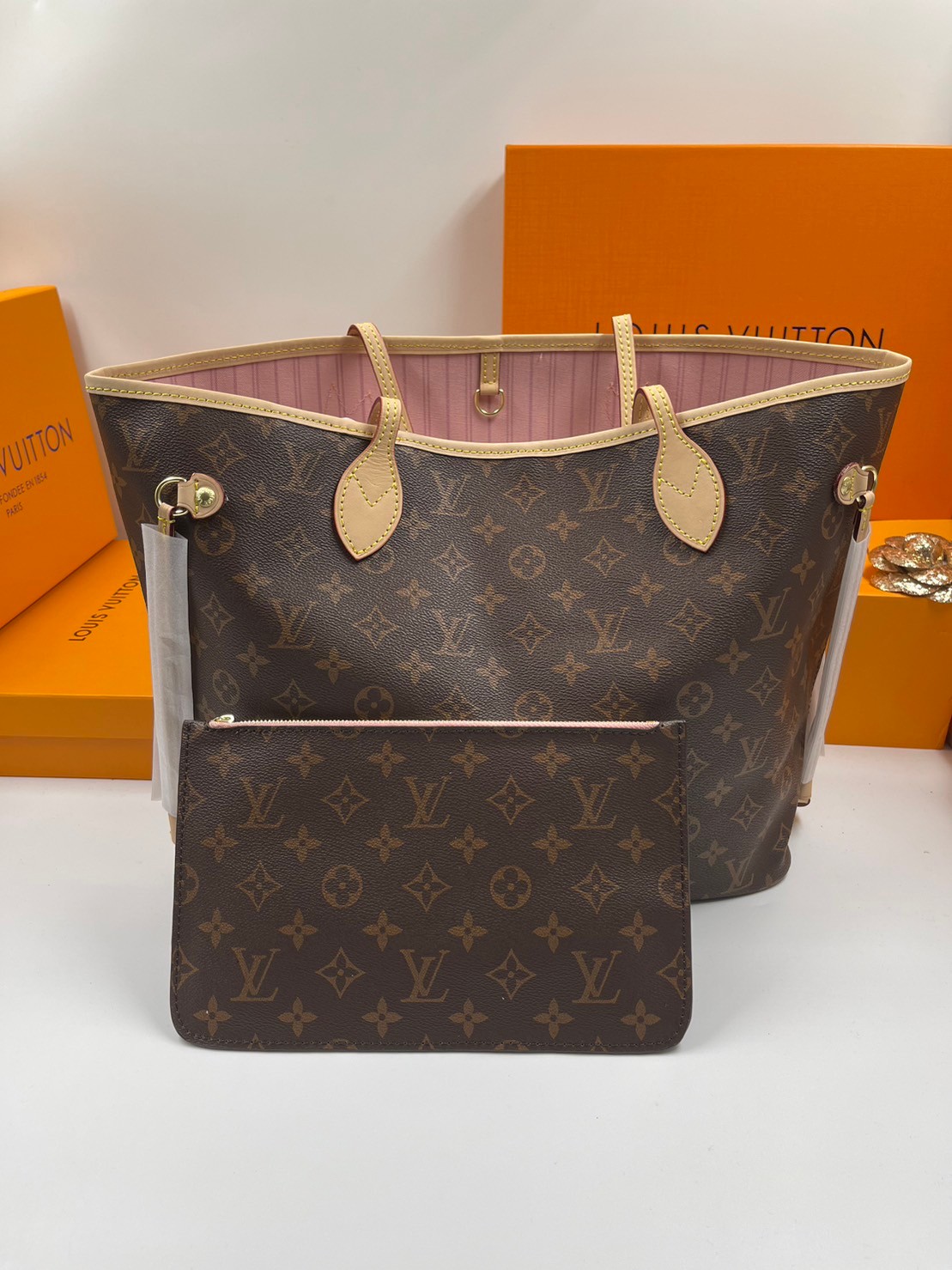 LV Neverfull GM Monogram 36cm / LV Shopping Bag พร้อมส่ง 4 สี **สินค้าเกรดออริจินอล 1:1 สลับแท้ ใช้งานต่างประเทศได้