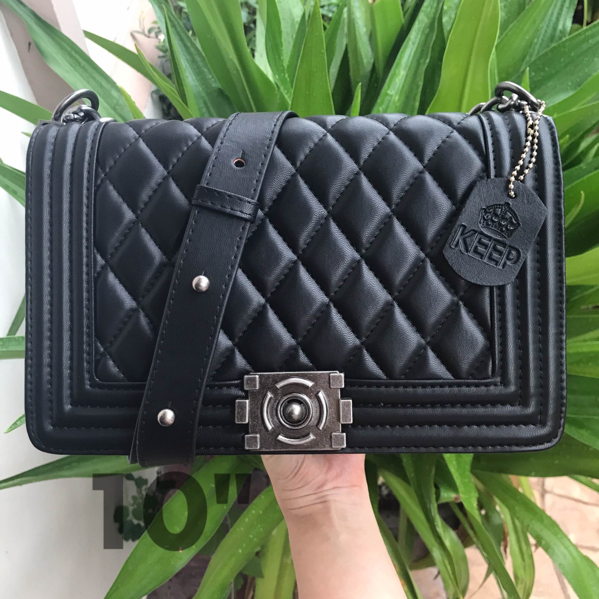 รุ่นขายดีที่สุด!!!! KEEP Quited Boy Bag กระเป๋า ทรง boy style KEEP LOOK Cool มากๆ เลยน๊าใบนี้ ไม่มีถือว่า Out มากๆ