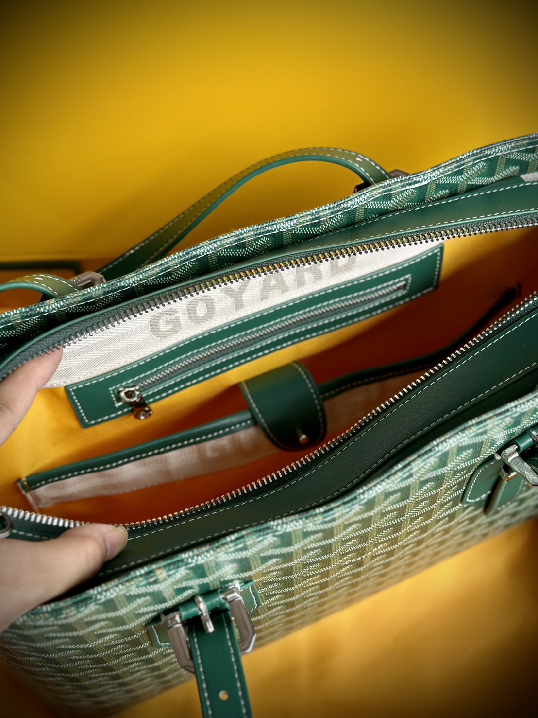 GOYARD Goyardine Sac Marie Galante MM / GOYARD Tote Bag กระเป๋าทรงโท้ทจุของได้เยอะ งานสวยเนี๊ยบ เกรดออริ สลับแท้ 1:1 ใช้ต่างประเทศได้