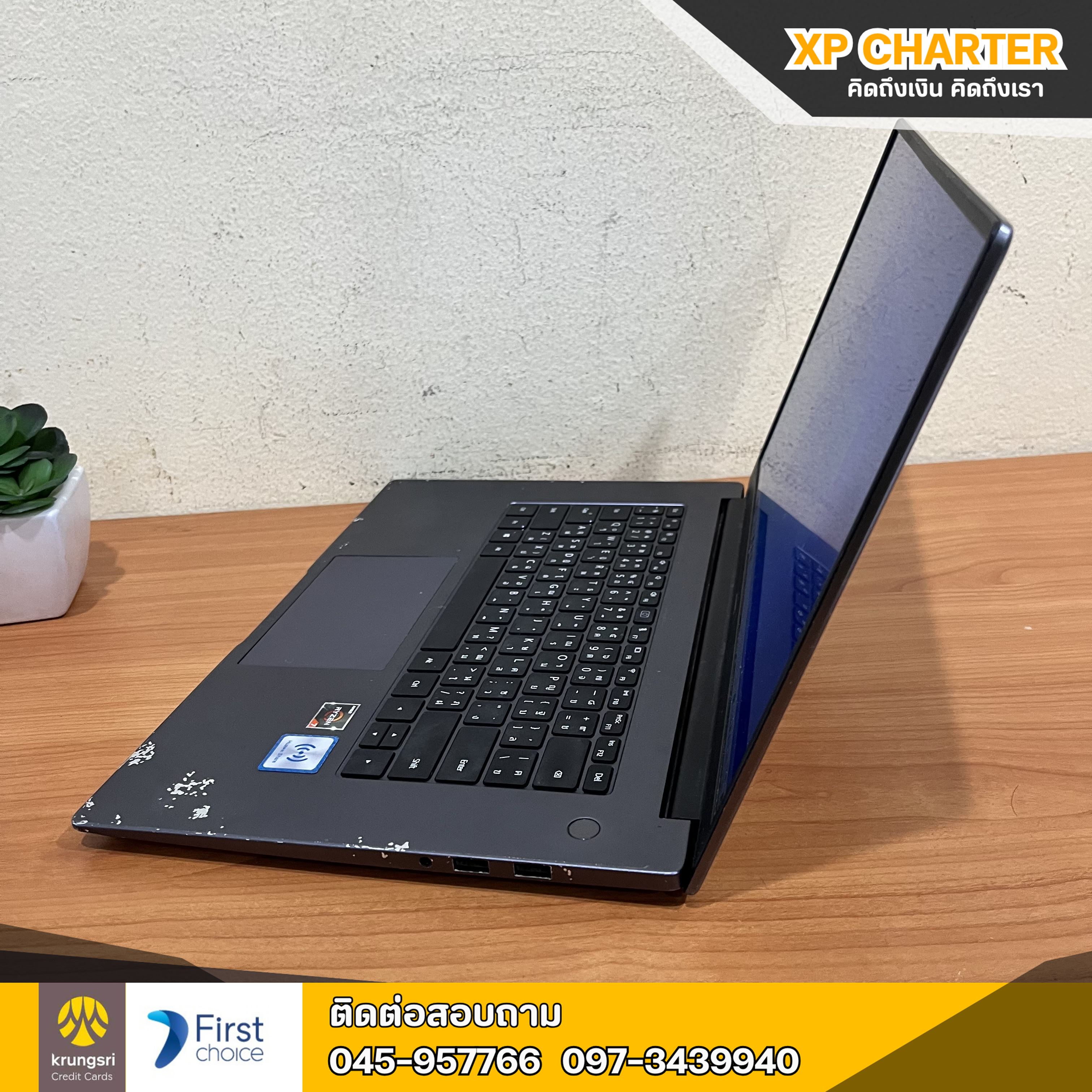 (ร15681) โน้ตบุ๊ค HUAWEI core Ryzen7 จอ 15.6"นิ้ว ** มีประกันร้าน 3 เดือน **