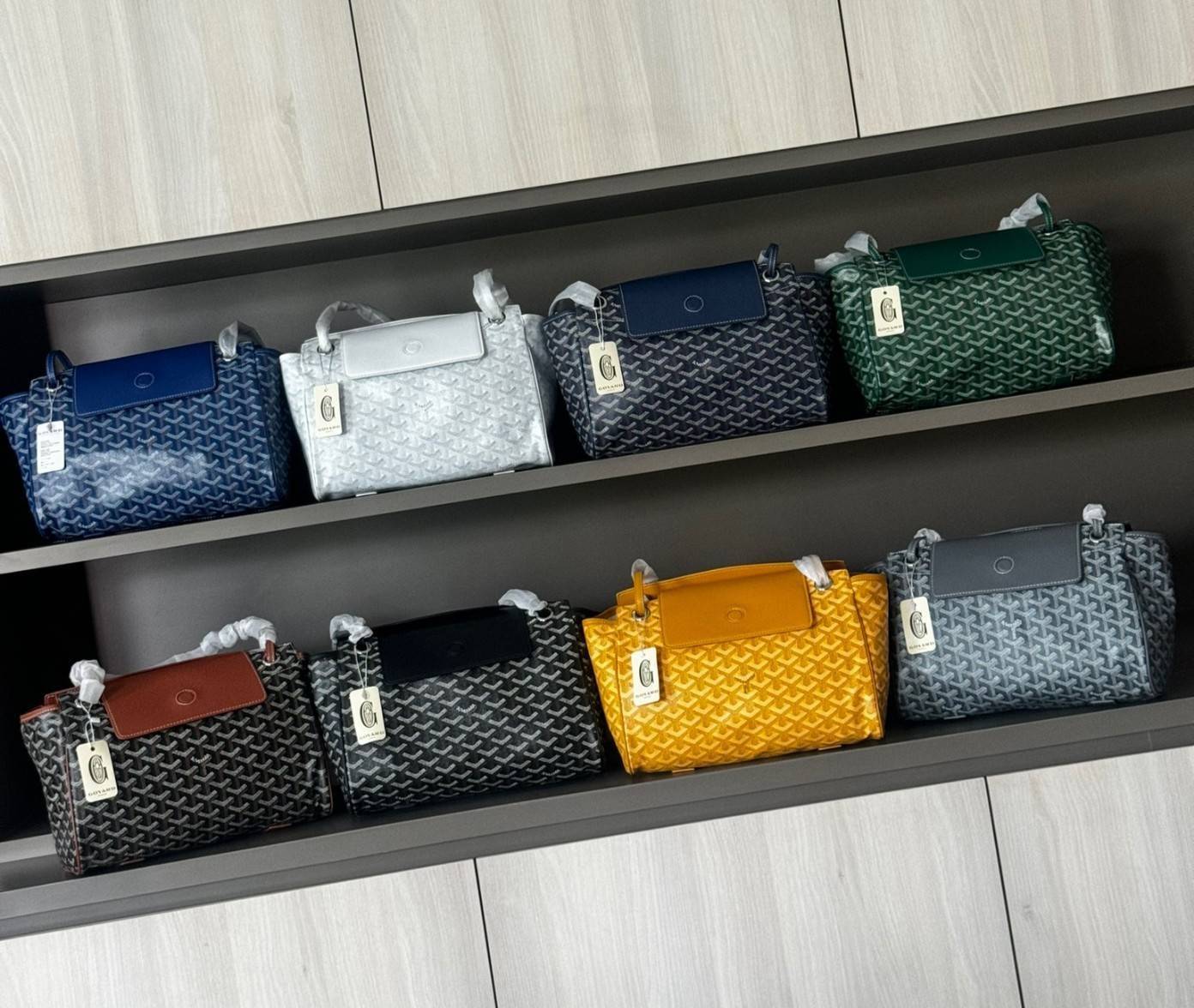 พร้อมส่ง 8 สี GOYARD Rouette Souple Bag 30cm กระเป๋าสะพายแบรนด์หรูสัญชาติฝรั่งเศส 🧡 เกรดออริจินอล 1:1 สลับแท้ ใช้งานต่างประเทศได้