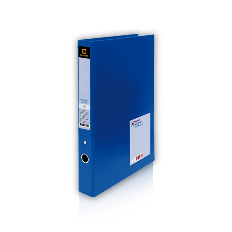 แฟ้ม 2 ห่วง F4 สัน 1 นิ้ว #210PF ตราช้าง ปกPP