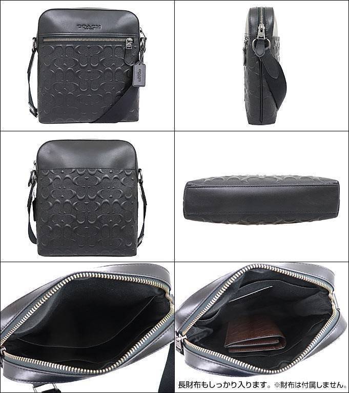 COACH HOUSTON FLIGHT BAG IN SIGNATURE LEATHER (COACH F73338) กระเป๋าสะพาย ลวดลาย C นูน SIGNATURE ที่ดูโดดเด่นมาก// วัสดุหนังแท้ทั้งใบ อยู่ทรงสวย// ด้านในโล่งกว้าง จุของได้เยอะ ด้านหน้ามีอีกช่องซิบไว้เก็บของสำคัญได้อย่างเป็นสัดส่วน ลงตัว เปิด-ปิด ด้วยซิบ/ 