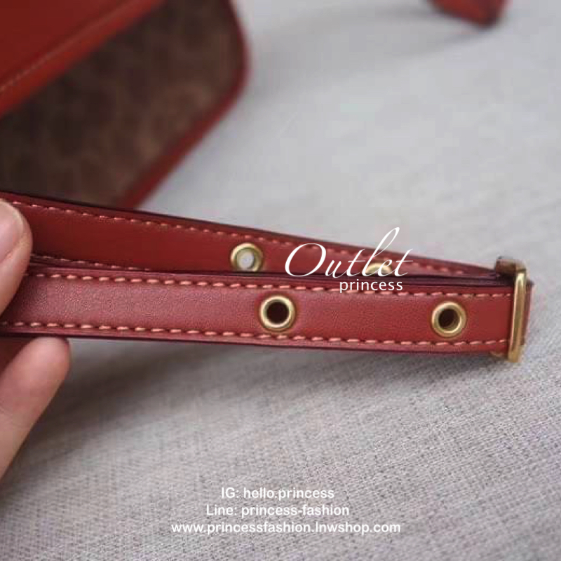 Coach Auth Coach 1941 Turnlock Clutch Crossbody Bag DETAILS