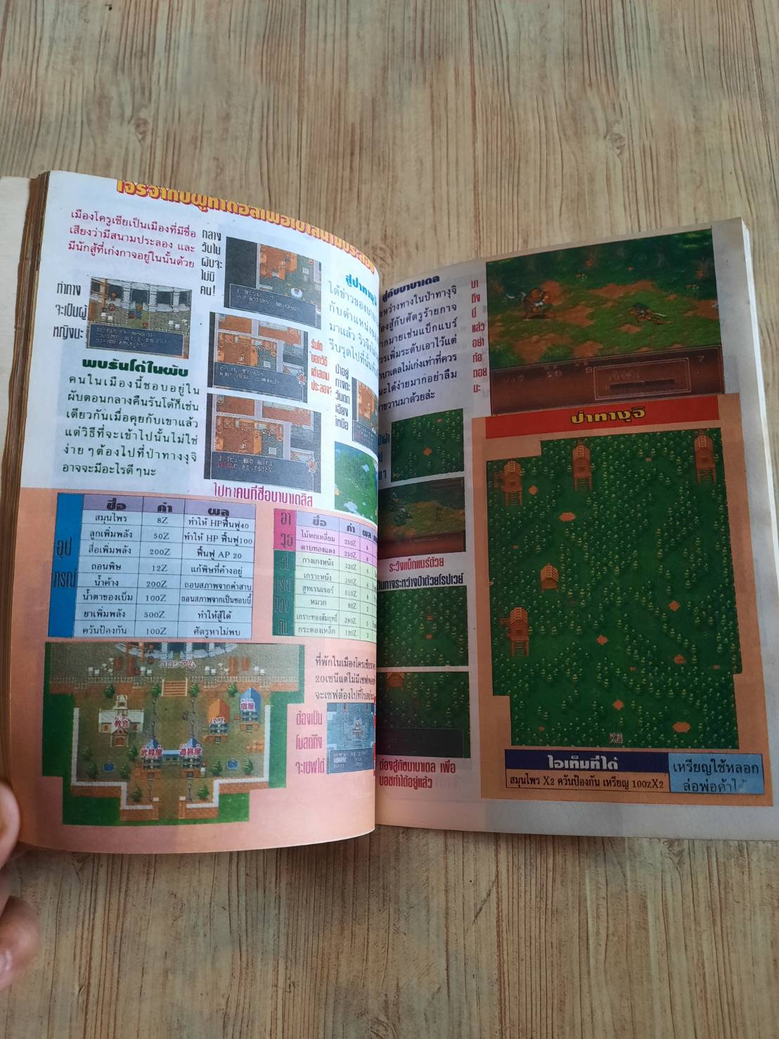 คู่มือเฉลยเกม SFC BRERTH OF FIRE II***สินค้าหมด***