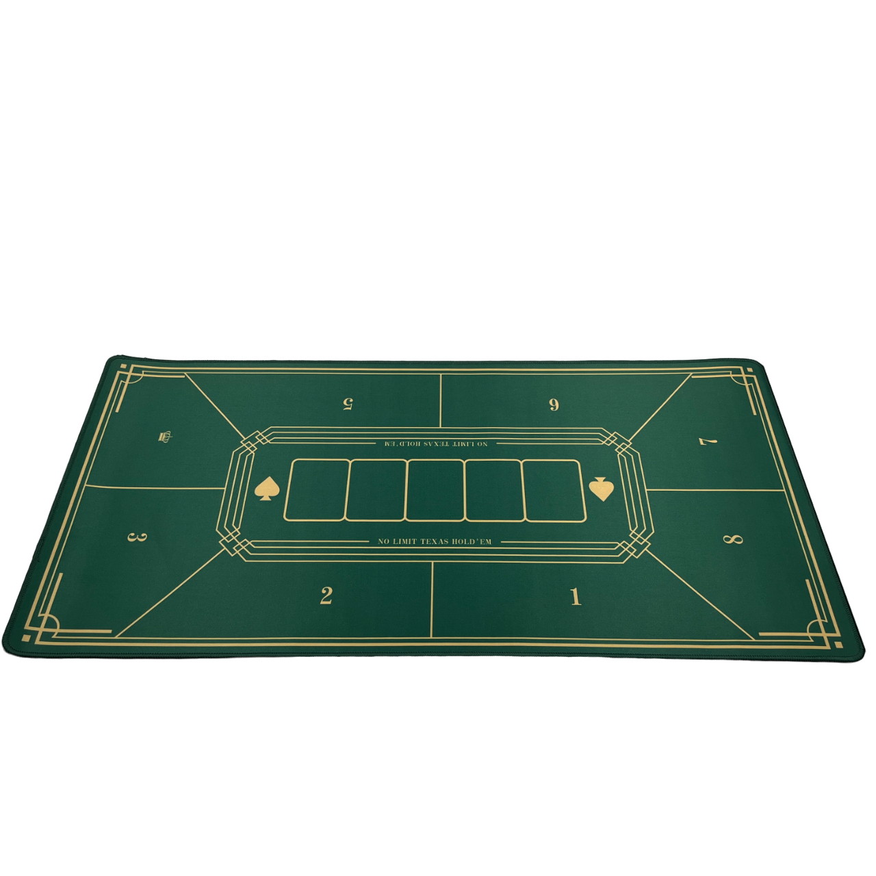 ชุดโป๊กเกอร์ชิพ 200 เหรียญพร้อมผ้าปูสีเขียว 8 คนเล่น 40x80cm. และกระเป๋า