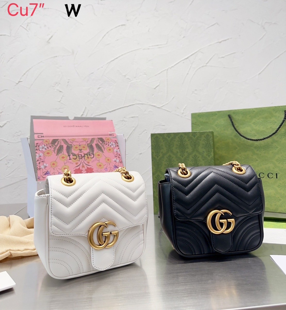 GG MARMONT MATELASSE MINI TOTE BAG / GG MARMONT mini shoulder bag พร้อมส่ง 2 สี กระเป๋าสะพายมินิคลาสสิค สะพายขับผิว ดูแพง อัพลุคได้สบายๆ