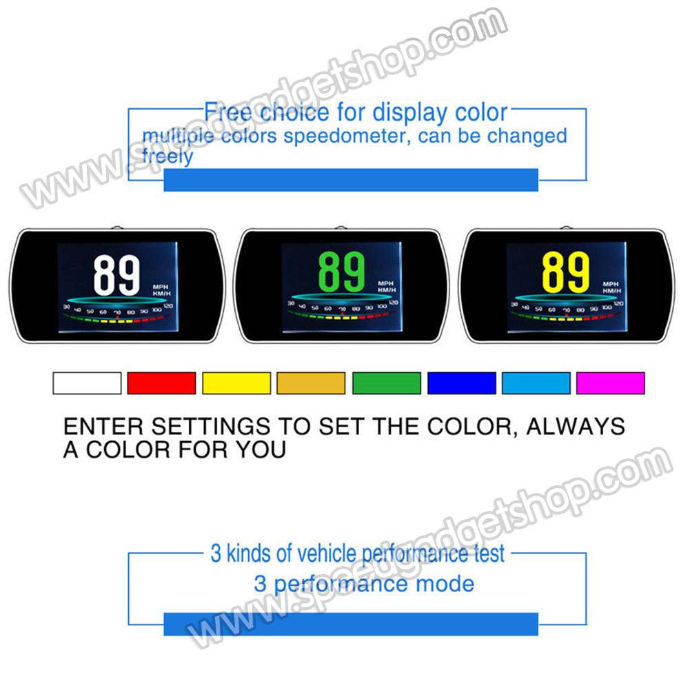 เกจวัด OBD obd2 Smart gauge Display Meter รุ่น P12 เกจวัดความร้อนหม้อน้ำ เกจวัดความเร็ว วัดรอบ วัดแบต แบบมีเสียงเตือน ติดตั้งกับ port obd2 ไม่ต้องตัดต่อสายไฟ (อ่านโค้ด ลบโค้ด เครื่องยนต์ได้)