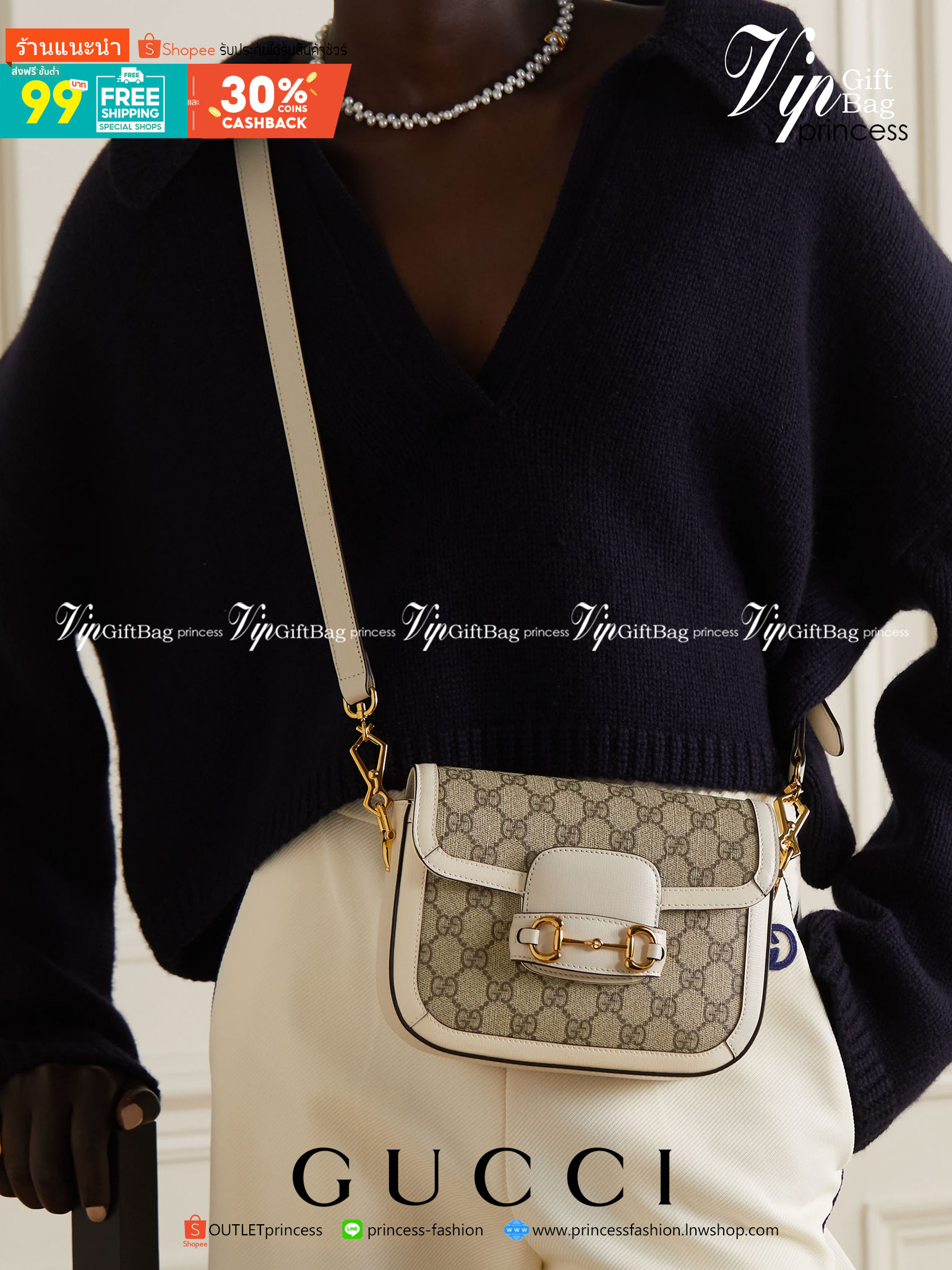 VIP GIFT 】หนังแท้ GUCCI Horsebit 1955 mini bag GG Supreme canvas ที่สุดของรุ่นที่ฮอตหนักมาก คอลเลคชั่นที่ยอดขายดีตั้งแต่วันแรกที่ลง shop ด้วยรูปทรงที่กะทัดรัด ตอบโจทย์ได้ทุกลุค ทุกไลฟ์สไตล์ ใช้งานได้ง่ายคล่องตัว เรียกได้ว่าใครไม่มีได้ยังไง สวยขนาดนี้!!