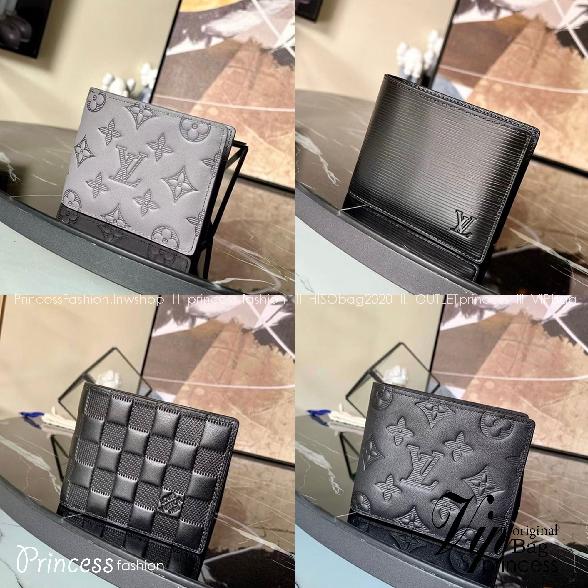 พร้อมส่ง 10 แบบ LV WALLET MEN COMPACT / LV MULTIPLE WALLET / SLENDER WALLET / AMERIGO WALLET กระเป๋าสตางค์หนังแท้ เกรดท็อปออริ เกรดดีสุด 1:1 ใช้งานต่างประเทศได้