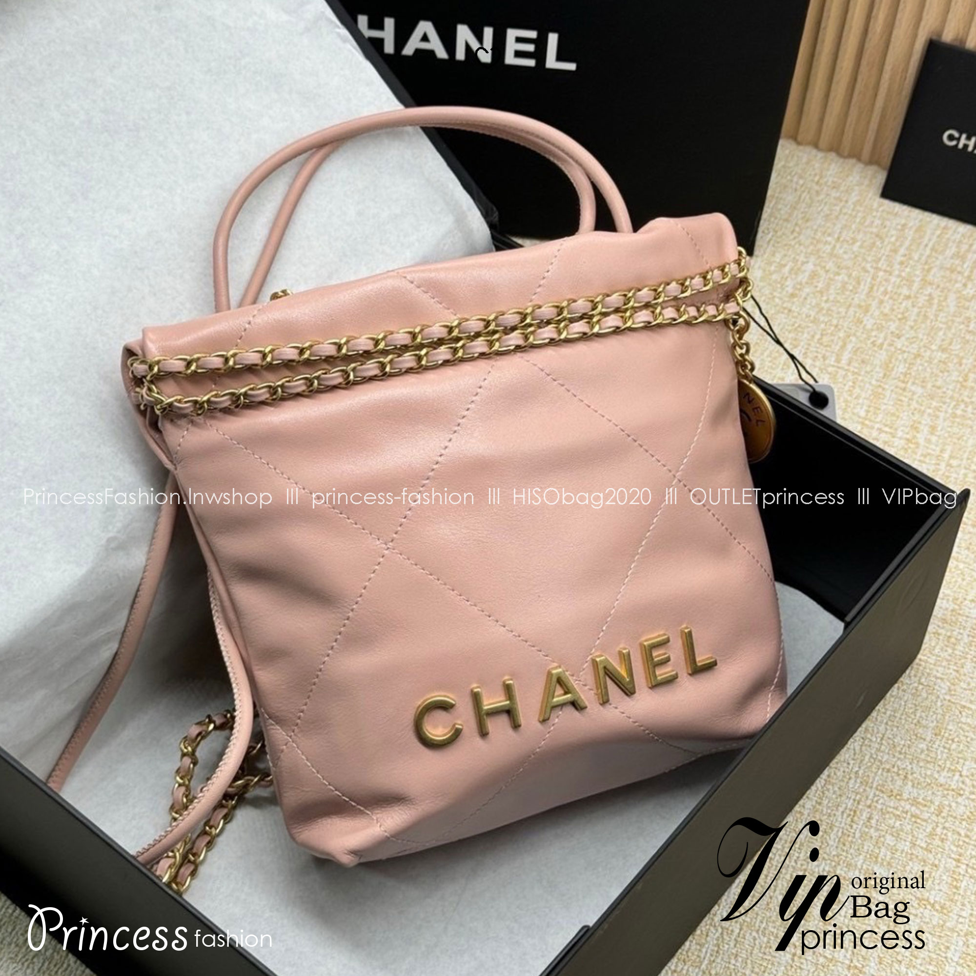 พร้อมส่ง 11 สี ORI หนังแท้ | CHANEL 22 Mini Handbag กระเป๋าสะพายสุดหรู รุ่นยอดนิยม 🤍 เกรดออริจินอล หนังแท้ ภาพถ่ายจากงานขายจริง ใช้งานต่างประเทศได้