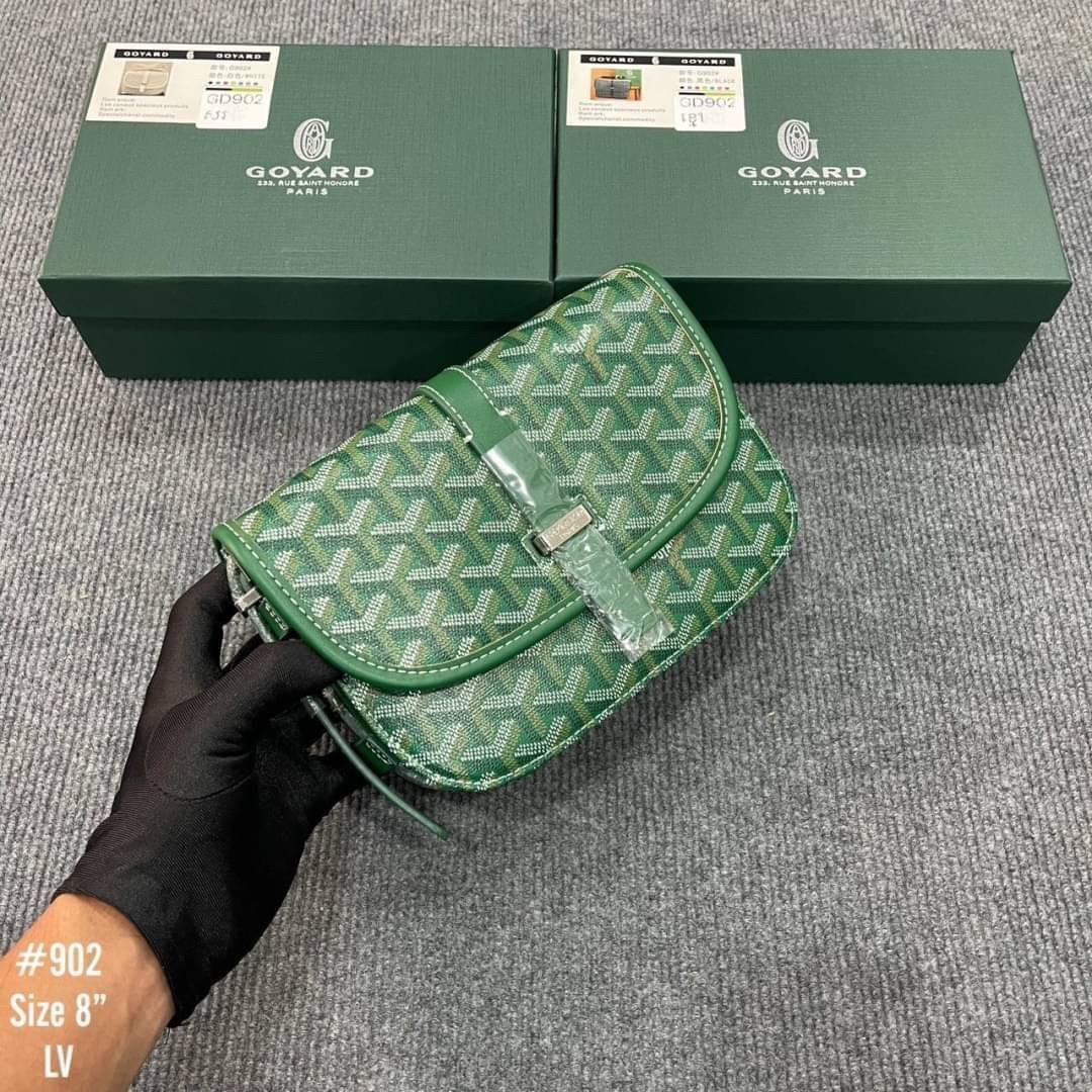 GOYARD belvedere MINI / GOYARD Messenger Bag 8" แบรนด์ดังจากฝรั่งเศส เรัยบหรูแต่ดูสง่า สะดุดตาด้วยลายเฉพาะตัว