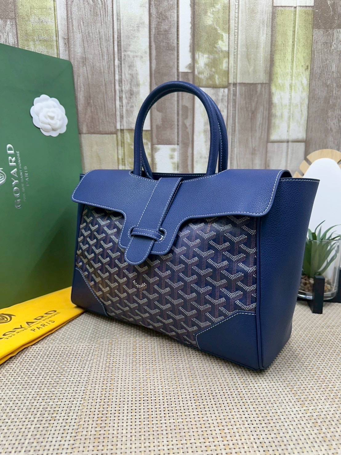 5 สี ORI หนังแท้ | Goyard Saigon Tote Bag กระเป๋าสะพายทรงโท้ท พร้อมหูจับใช้งานง่าย ภายในโล่งกว้าง หรูหราลงตัว