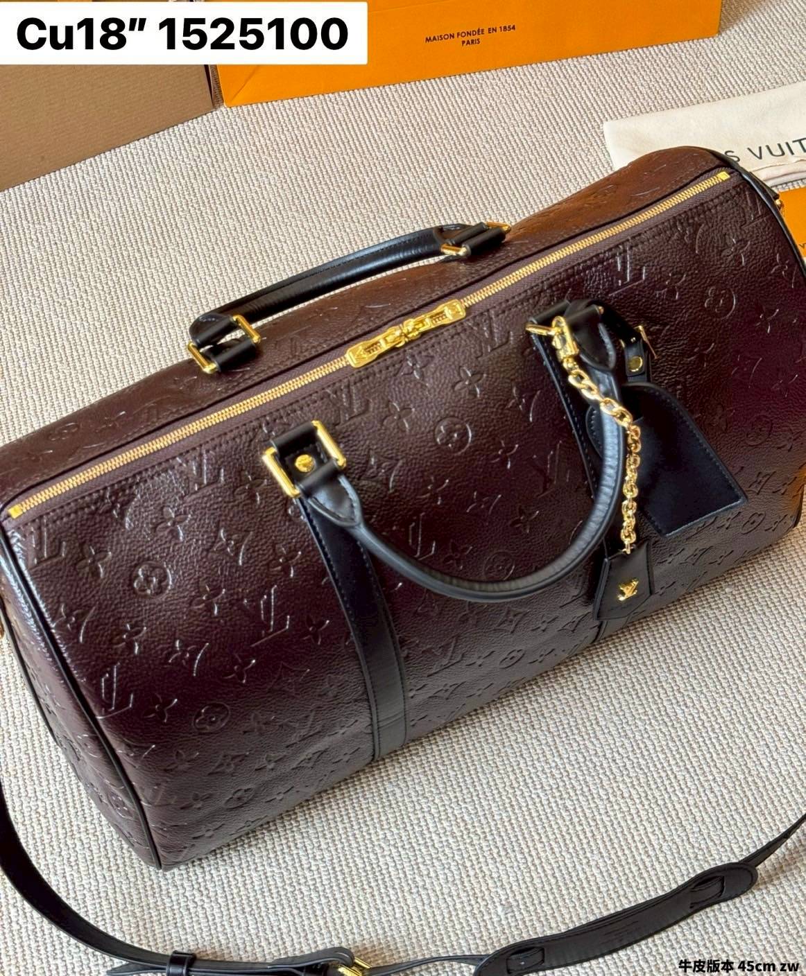LV Keepall Bandoulière 45 Autres Cuirs Monogram / LV Travel Bag กระเป๋าสะพายเดินทางใบใหญ่ สีใหม่ล่าสุด โทนม่วงโดดเด่นสุดคลาสสิค ด้วยดีเทลความเป็นเอกลักษณ์ เรียบแต่หรู
