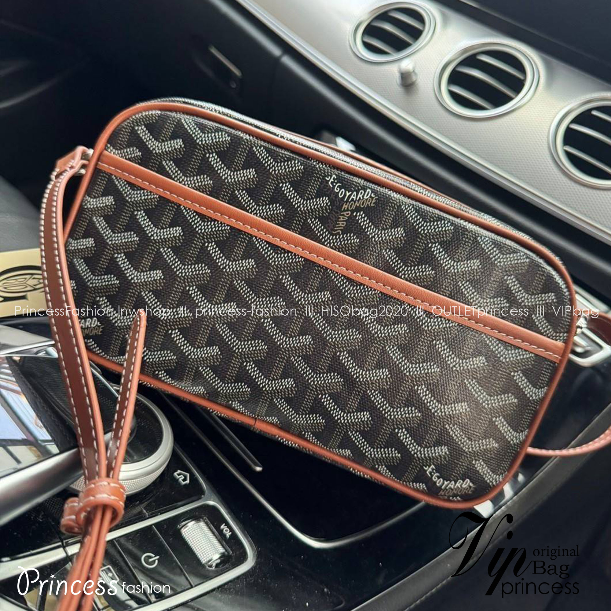 พร้อมส่ง 4 สี Goyard Cap Vert Crossbody Bag กระเป๋าสะพายสัญชาติฝรั่งเศส เกรดออริ สลับแท้ 1:1 ใช้ต่างประเทศได้