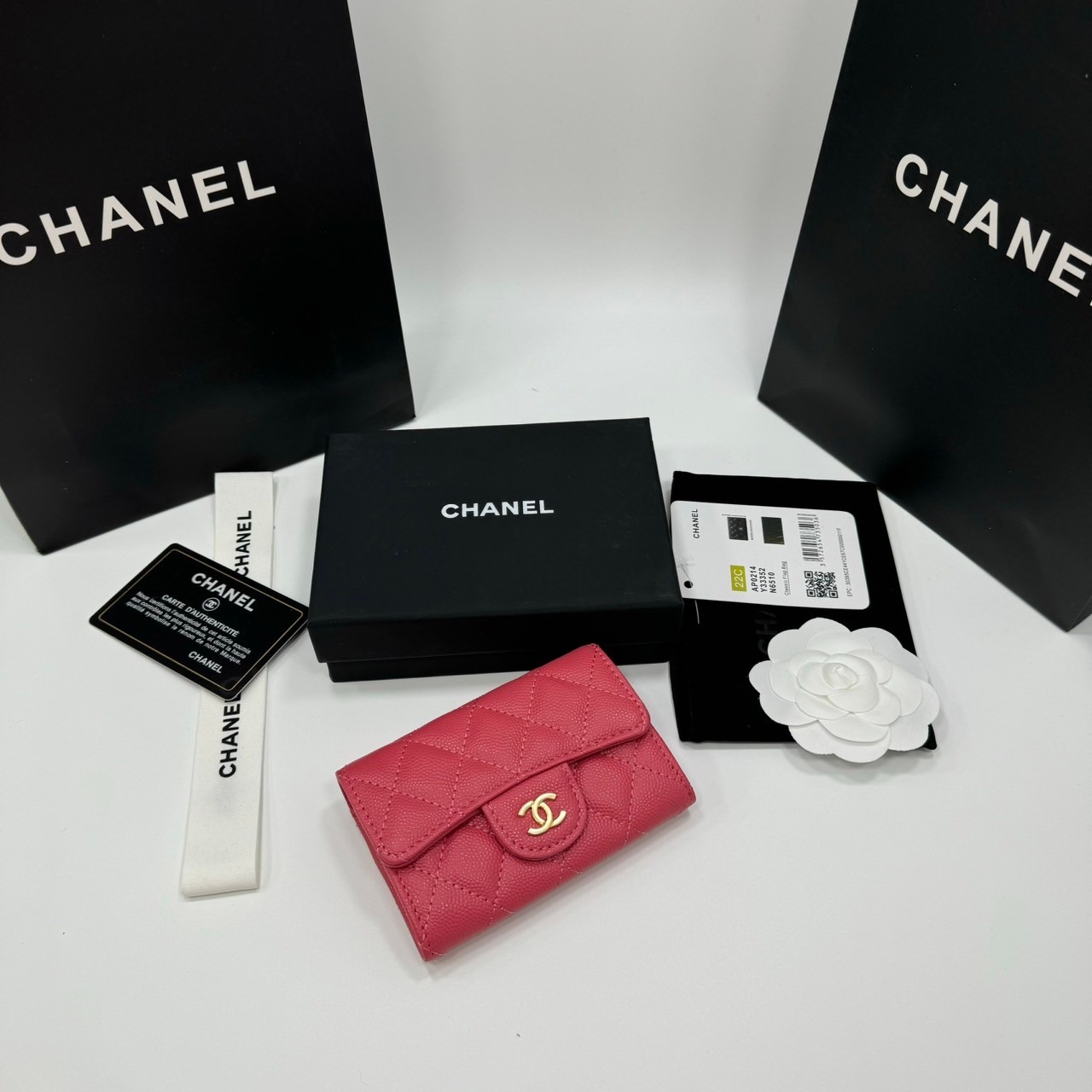 พร้อมส่ง 7 สี CHANEL WALLET กระเป๋าสตางค์รุ่นยอดนิยมใบสั้น เกรดออริ 1:1 ใช้งานต่างประเทศได้ ภาพถ่ายจากงานขายจริง