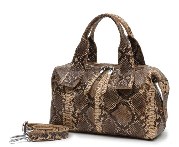 กระเป๋าผู้หญิง กระเป๋าถือ กระเป๋าสะพาย หนังวัวแท้ ลายเกร็ดงู สวยหรู ดูแพง กระเป๋าแฟชั่น ระดับ hi end 826416