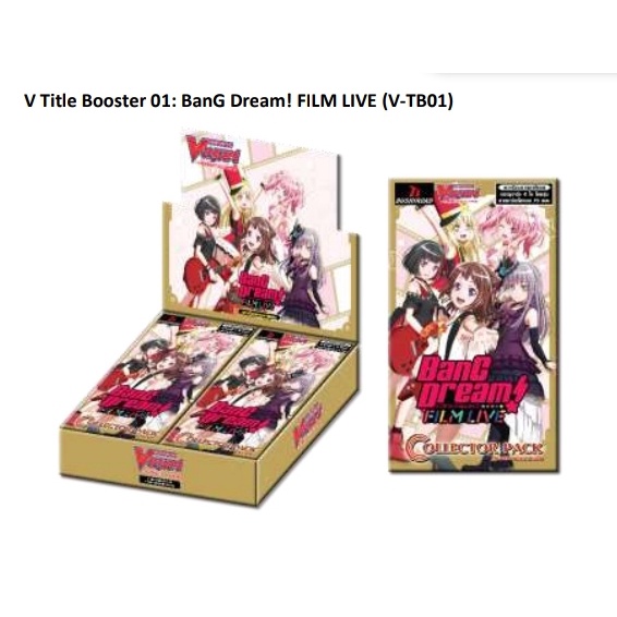 V Title Booster 01 (V-TB01) : BanG Dream! เป็นสินค้าซองสุ่ม 20 ซอง/กล่อง
