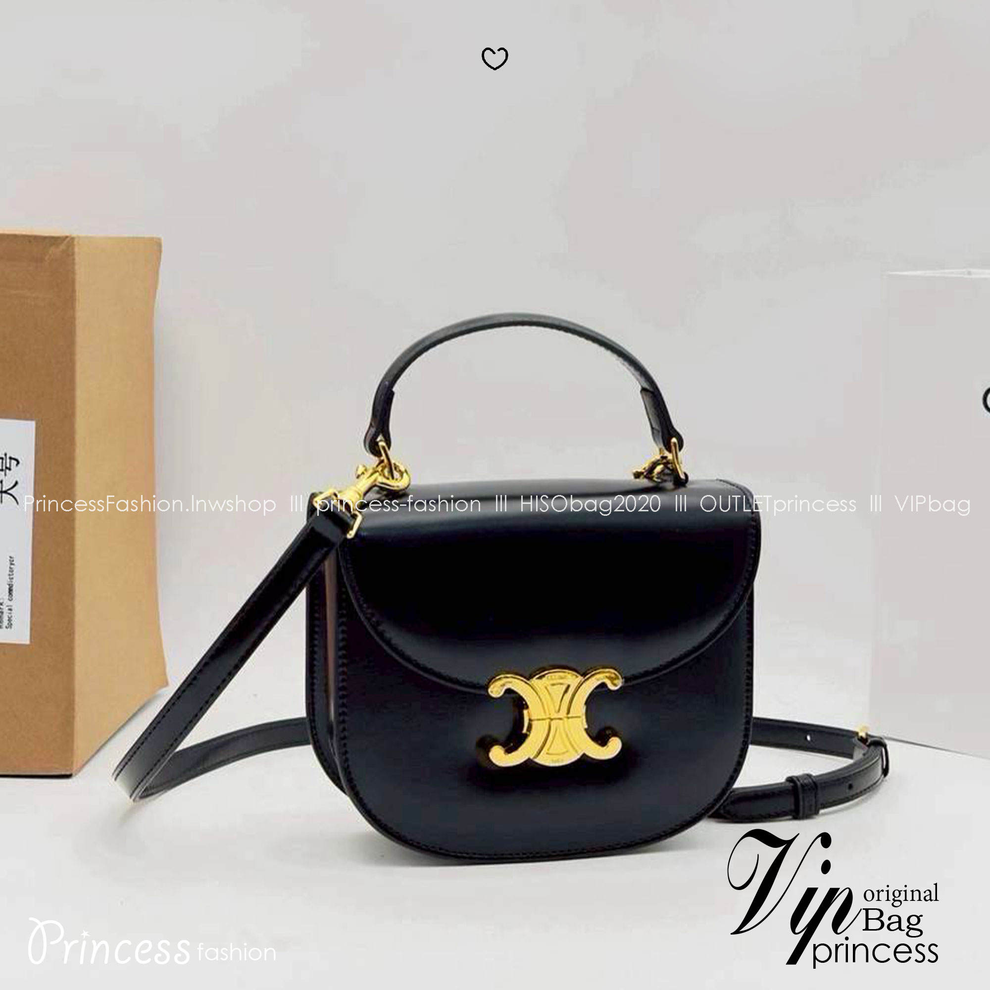 CELINE MINI BESACE CLEA in Triomphe canvas and leather กระเป๋าสะพายพร้อมหูจับถนัดมือ ใหม่ก่อนใคร น่ารักสุดปัง รูปทรงย้อนยุค สไตล์วินเทจลัคชู ภายในเป็นช่องโล่ง มีช่องย่อยให้อีก เป็นไอเท็มที่ควรต้องมีจริงๆ
