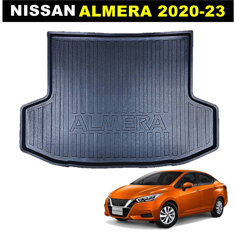 ถาดรองสัมภาระท้ายรถ ALMERA 2020-23 สวยงาม เข้ารูป