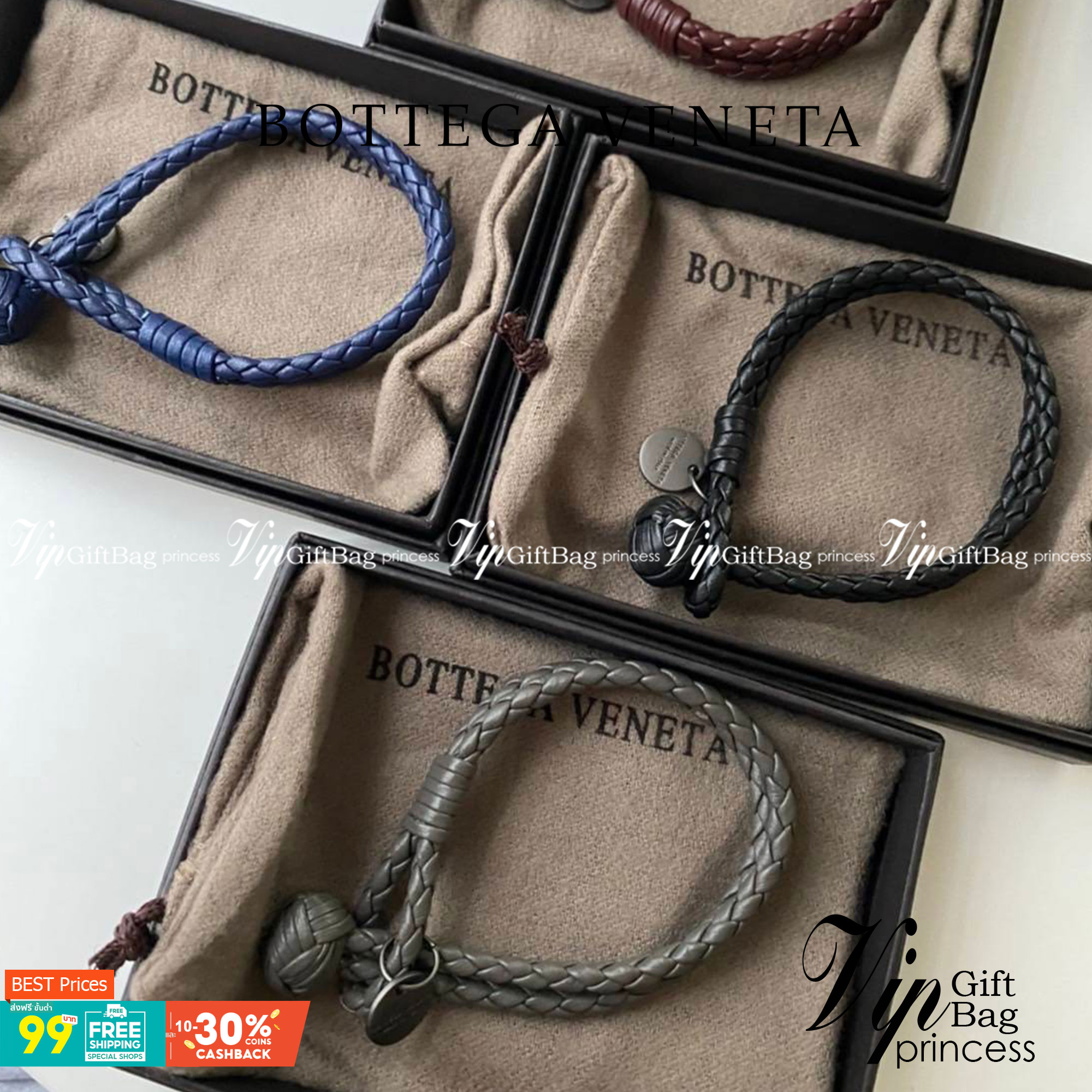 VIP 】♥️ BOTTEGA VENATA bracelet สร้อยข้อมือหนังแท้ งานหนังคุณภาพมากค่ะ ใช้ได้ทั้งหญิงชาย ให้เป็นของขวัญได้ ไม่ผิดหวังเลยค่ะ มีจำนวนจำกัดน้าาา