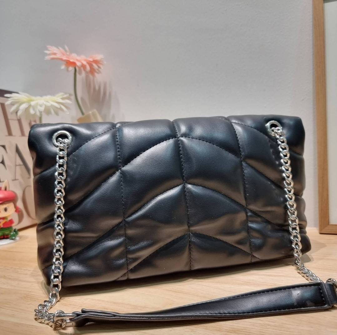 YSL PUFFER SMALL CHAIN BAG IN QUILTED / Yves Saint laurent puffer small chain bag in quilted กระเป๋าสะพายรุ่นยอดนิยม ทรงสวย ใช้ได้บ่อยไม่มีเบื่อ