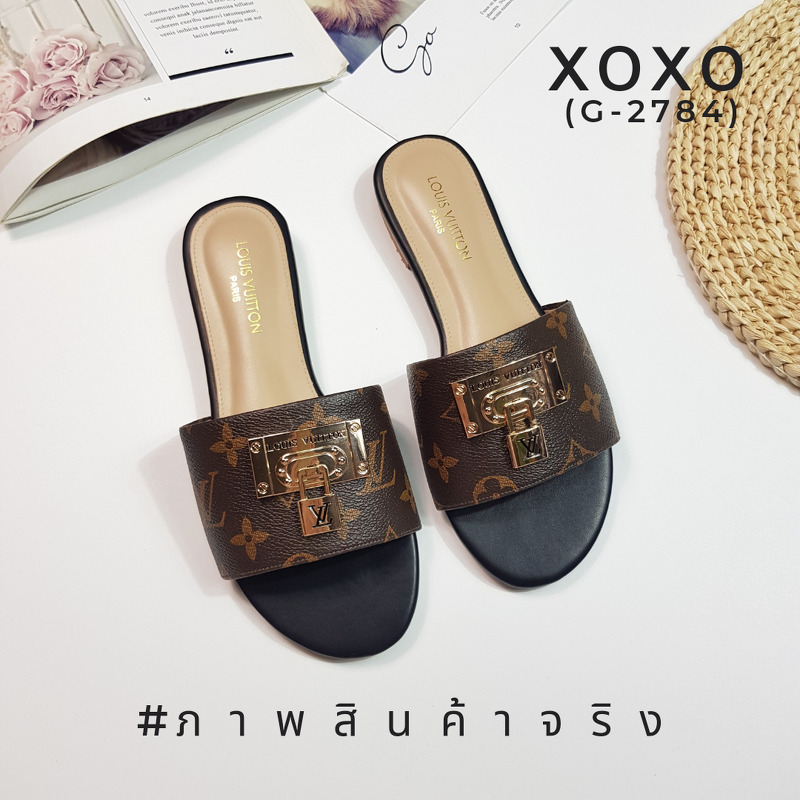 Louis Vuitton Sandals แตะ หรู งานแบรนด์ ใสสบาย น้ำหนักเบา แมทส์ชุดง่าย