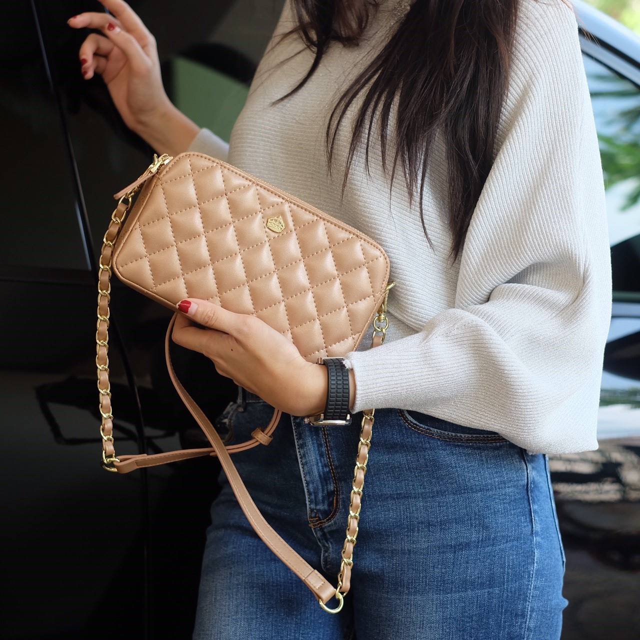 💥รุ่นขายดี มาเพิ่มแล้วค่า KEEP Carla รุ่นขายดีที่สุด ทรง น่ารักสุดๆ 💙 พร้อมสีCollection ใหม่ ‘’Blink Blink glitter ‘’ มีให้เลือกถึง 3 สี : Blink Blink glitter in Pink // Blink Blink glitter in Grey // Blink Blink glitter in Brown 👍