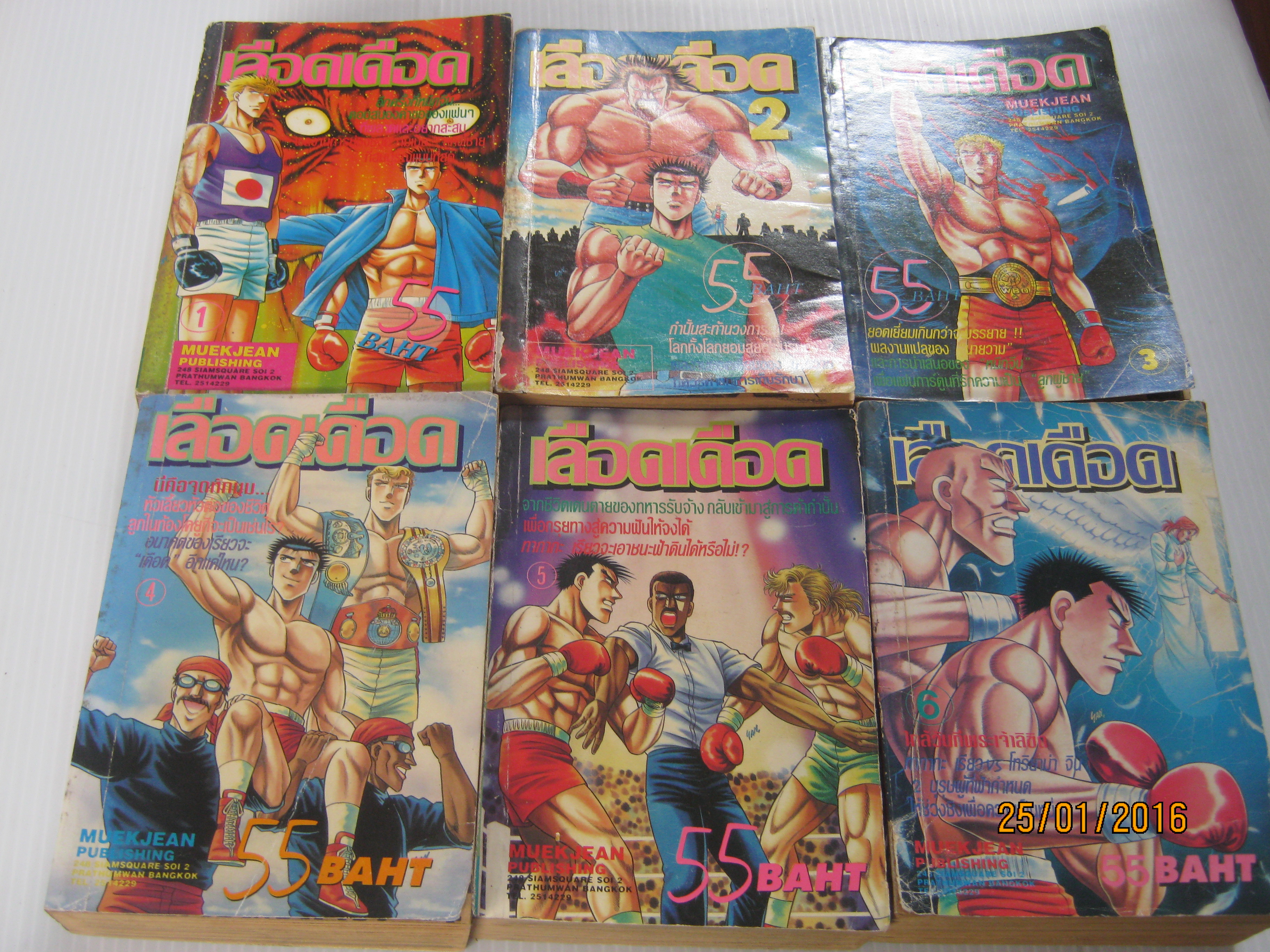 เลือดเดือด ชุด เล่ม 1-6 (ปกติ 7 เล่มจบชุด)***สินค้าหมด***