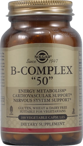 (Pre-order) Solgar B-Complex 50 100 Vegetable Capsules