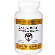 (Pre-order) Aloha Medicinals Inc., Chaga Gold, 90 Capsules