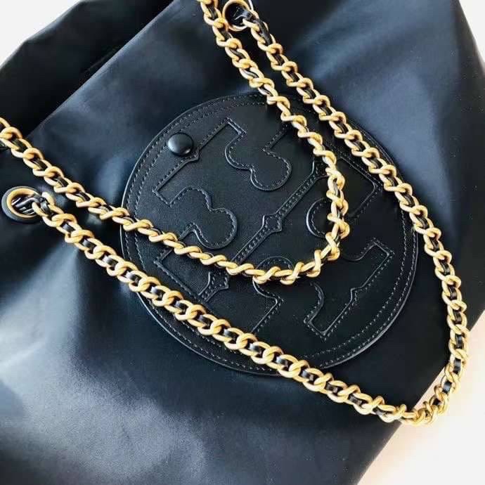 TORY BURCH Ella Chain Tote 32cm / TORY TOTE NYLON BAG พร้อมส่ง 4 สี กระเป๋าสะพายทรงโท้ท จุของได้เต็มที่ น้ำหนักเบา รูปทรงคลาสสิคชวนใช้
