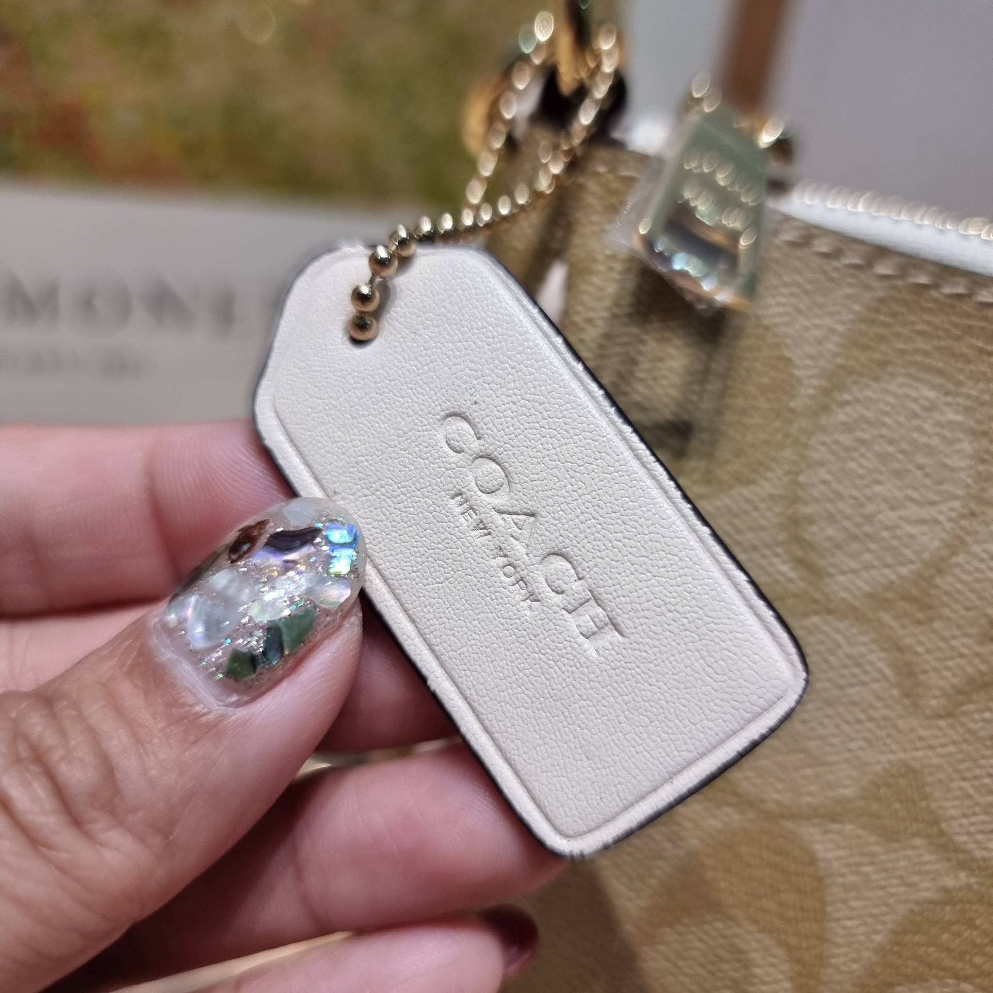 COACH TOP HANDLE POUCH F58321 พร้อมส่ง 9 สี กระเป๋าทรงพอช ยอดฮิต ยกขึ้นแท่น ด้วยดีไซน์ที่ออกมาให้ใช้งานได้ง่าย ขนาดกำลังเหมาะ