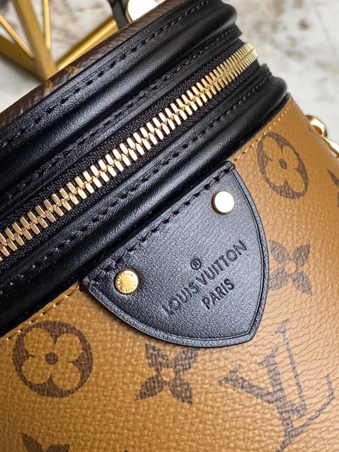 LV Cannes Monogram Reverse Canvas / LV Bucket Bag เกรดใช้งานสลับใบจริงได้ เทพออริจินอล เนื้องานสวยงาม หนังแท้ ภาพสินค้าถ่ายจากงานขายจริงใช้งานต่างประเทศได้