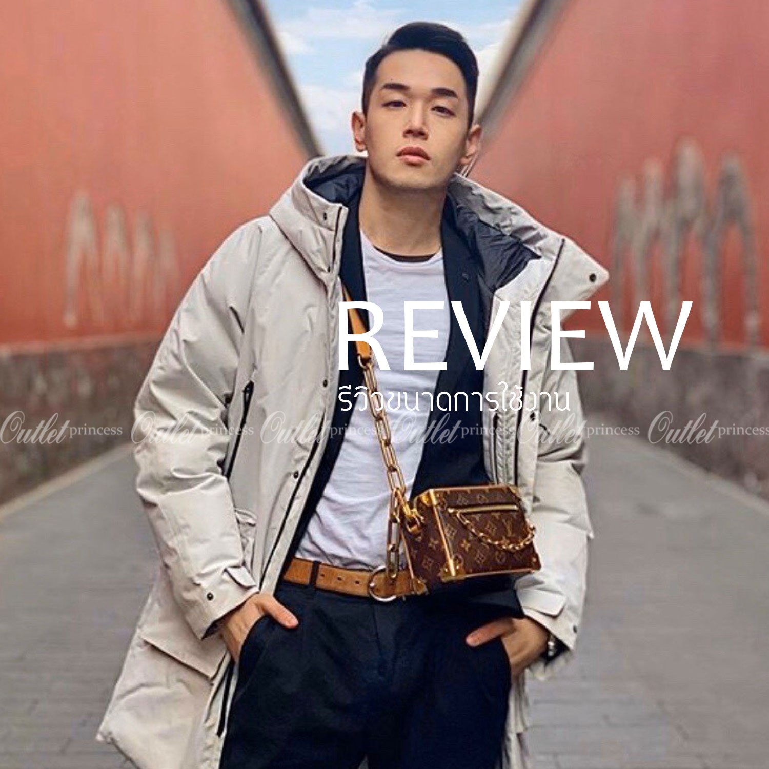 พรีเมี่ยมกิ๊ฟแท้ 100% 】หนังแท้ ไซส์มินิ สวย เท่ห์ รุ่นหายากมาก LOUIS VUITTON Mini Soft Trunk in Monogram Legacy Brown in Coated Canvas/Leather with Aged Gold-tone