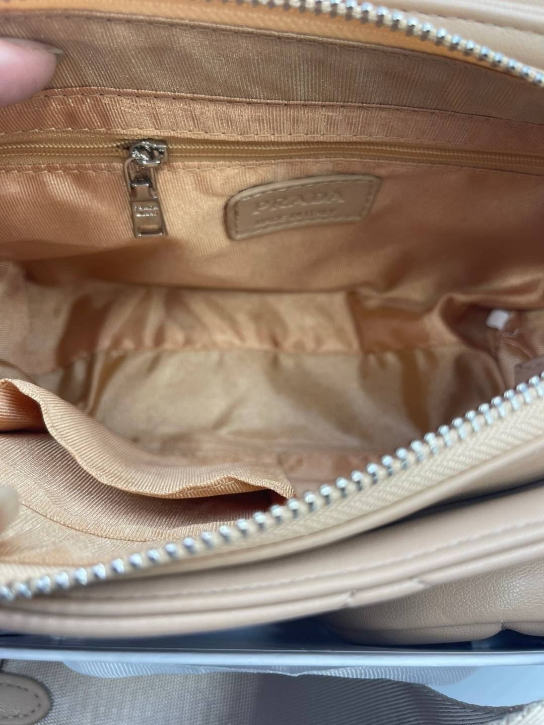 VIP 】PRADA System nappa leather patchwork bag หนังแท้ พร้อมส่งที่ไทย 6 สี