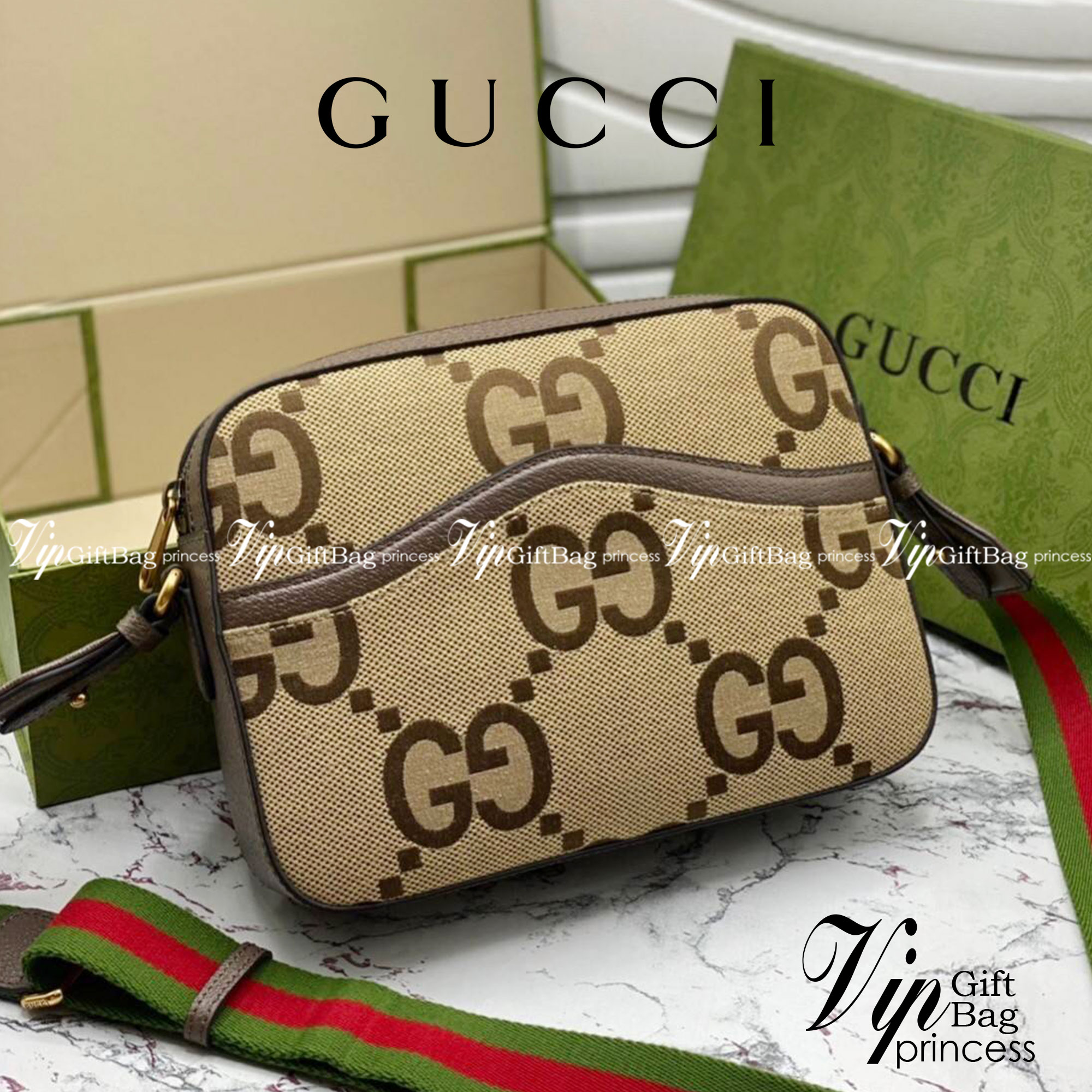 หนังแท้ 】GUCCI jumbo GG shoulder bag 26cm พร้อมส่งที่ไทย เกรดออริจินอล ลายใหม่ Jumbo Double G ครอสบอดี้หรือสะพายไหล่ก็ได้ทุกลุค ภาพสินค้าถ่ายจากงานขายจริง ใช้งานต่างประเทศได้