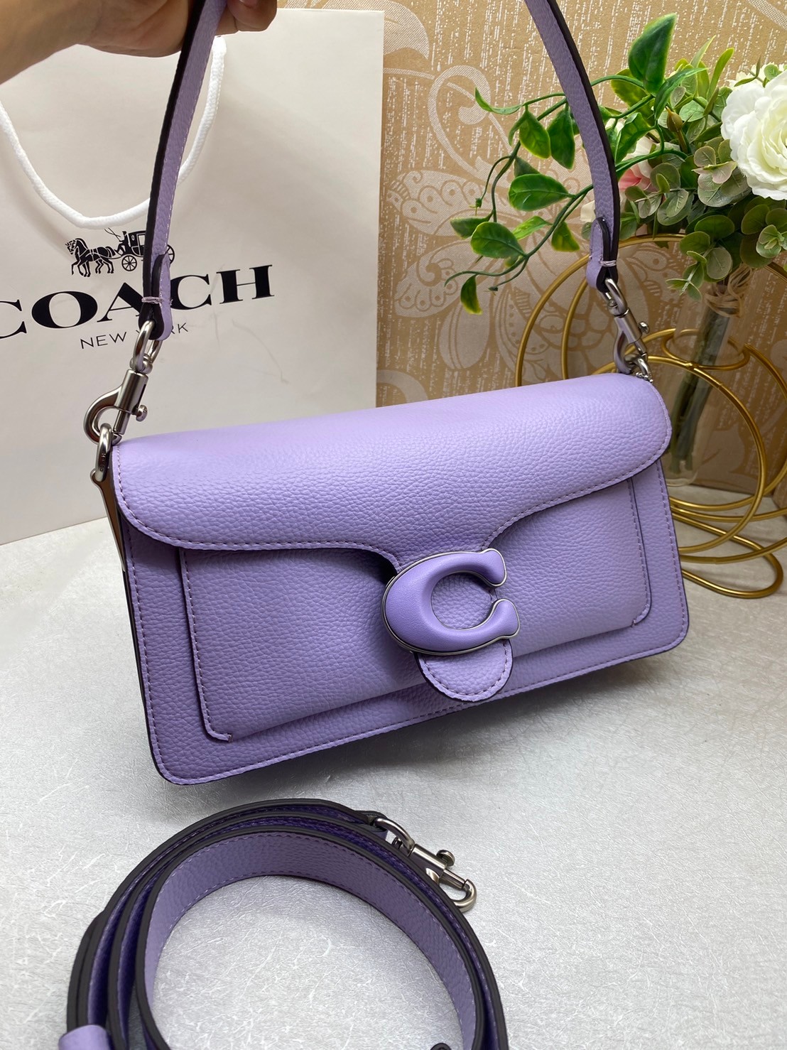 COACH TABBY CROSSBODY WRISTLET 26cm สีใหม่ล่าสุด ต้อนรับสงกรานต์นี้ รุ่นนี้ต้องเข้าแล้ว พกพาได้ตลอดวันเลย ห้ามพลาดค่ะ! พร้อมส่งที่ไทย