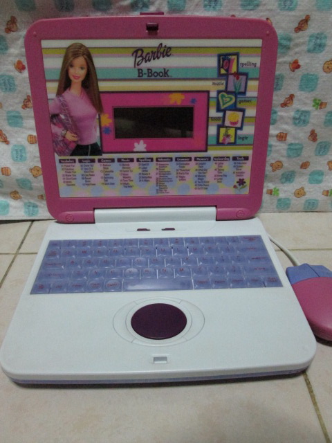 Barbie B-Book Learning Laptop ของเล่นเสริมพัฒนาการสำหรับเด็กมือสอง