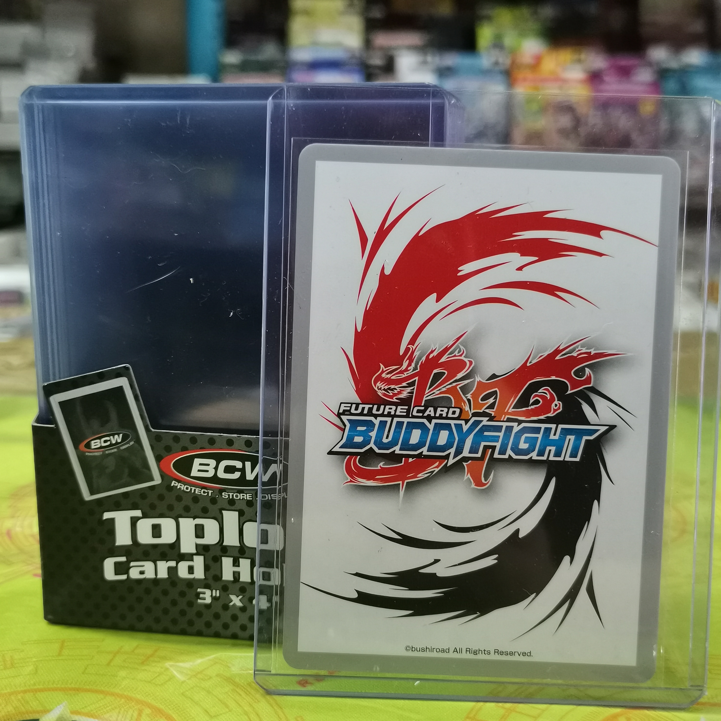 BCW TopLoad Card Holder size 3x4" 1แผ่น (แผ่นปกป้องการ์ด)