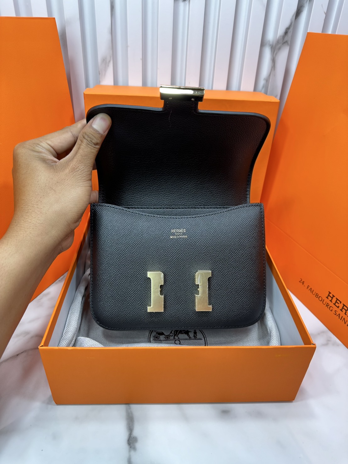 ORI หนังแท้ | Hermes Constance Bag กระเป๋าสะพายที่สุดแห่งหรูหราลัคชู นิยามของความสง่างามเหนือกาลเวลา แบรนด์เนมในฝัน งดงามดั่งเจ้าหญิง